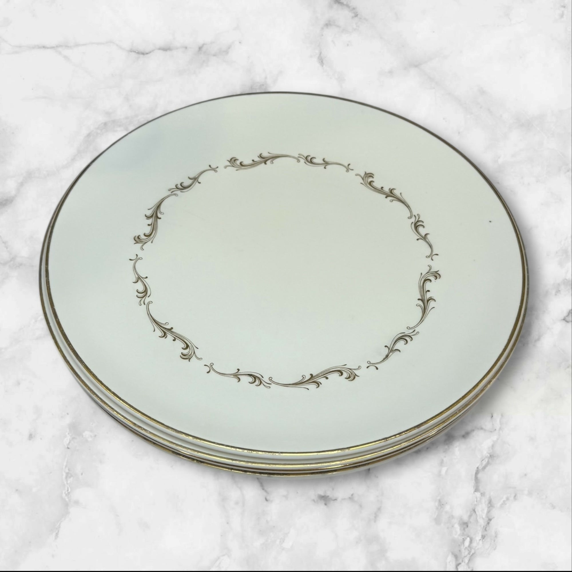 Royal Doulton French Provincial Dinner Plates | Set of 4 | Classic White