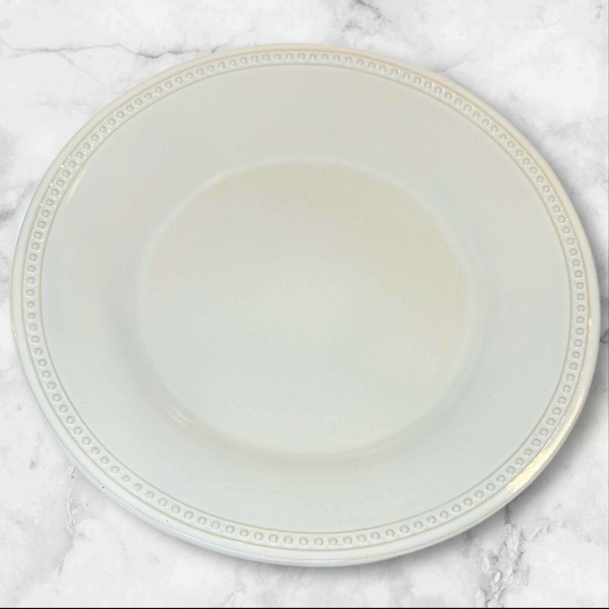 Pier 1 Spice Route White Dinner Plates | Set of 6 | Excellent Condition