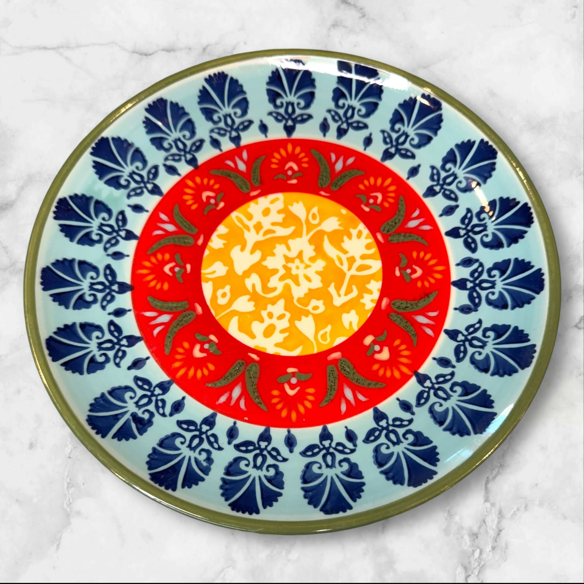 Pottery Barn Rosalita Salad Plates | Set of 3 | Excellent Condition