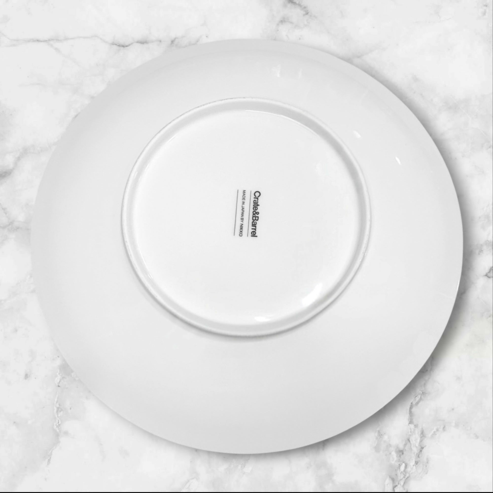 Crate & Barrel Nikko Reflections White Serving Platter | Excellent Condition