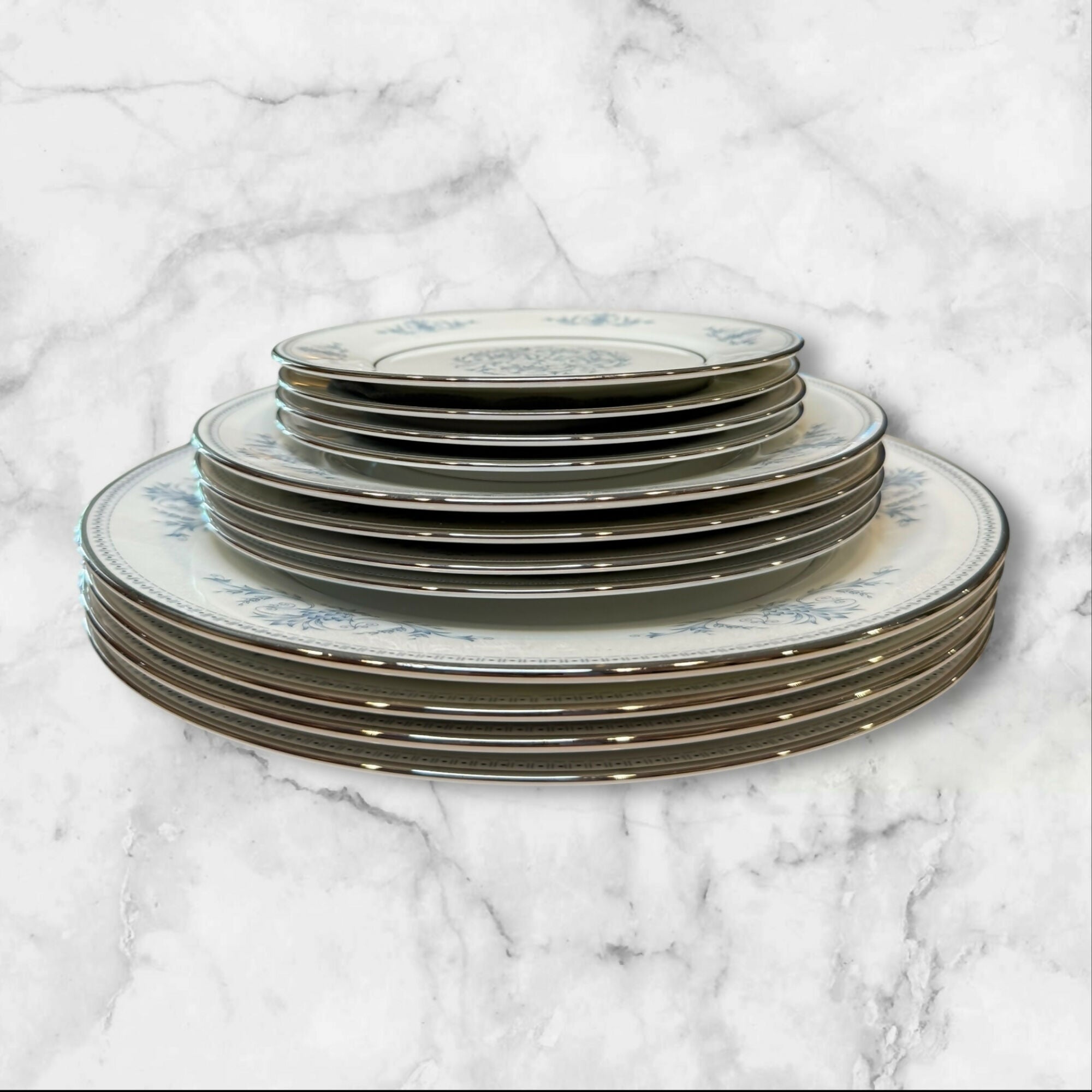 Oxford (Lenox) Bryn Mawr Dinner, Salad & Bread Plates Set of 12 | Exc Condition