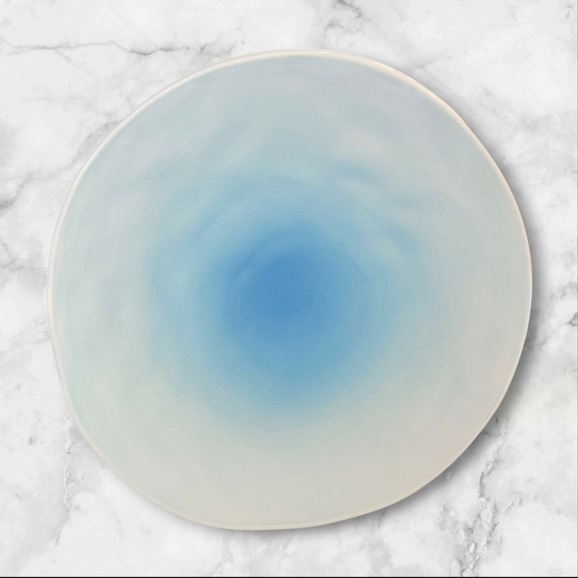 Pier 1 Cerchi Smoke Blue Dinner Plates | Set of 6 | Good Condition