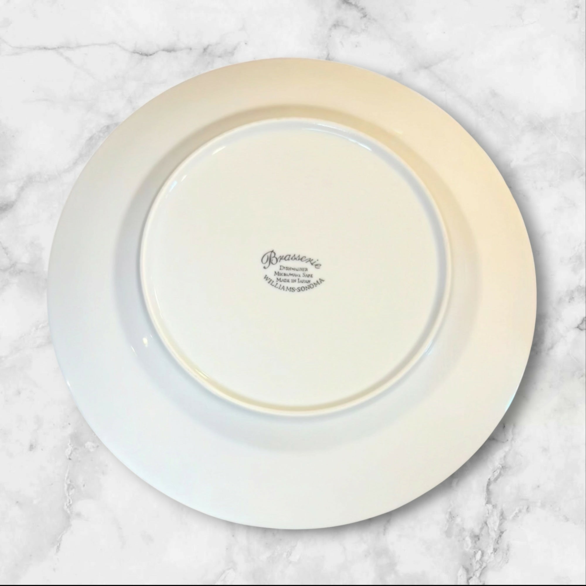 Williams Sonoma Brasserie White Chop Plates | Set of 4 | Excellent Condition