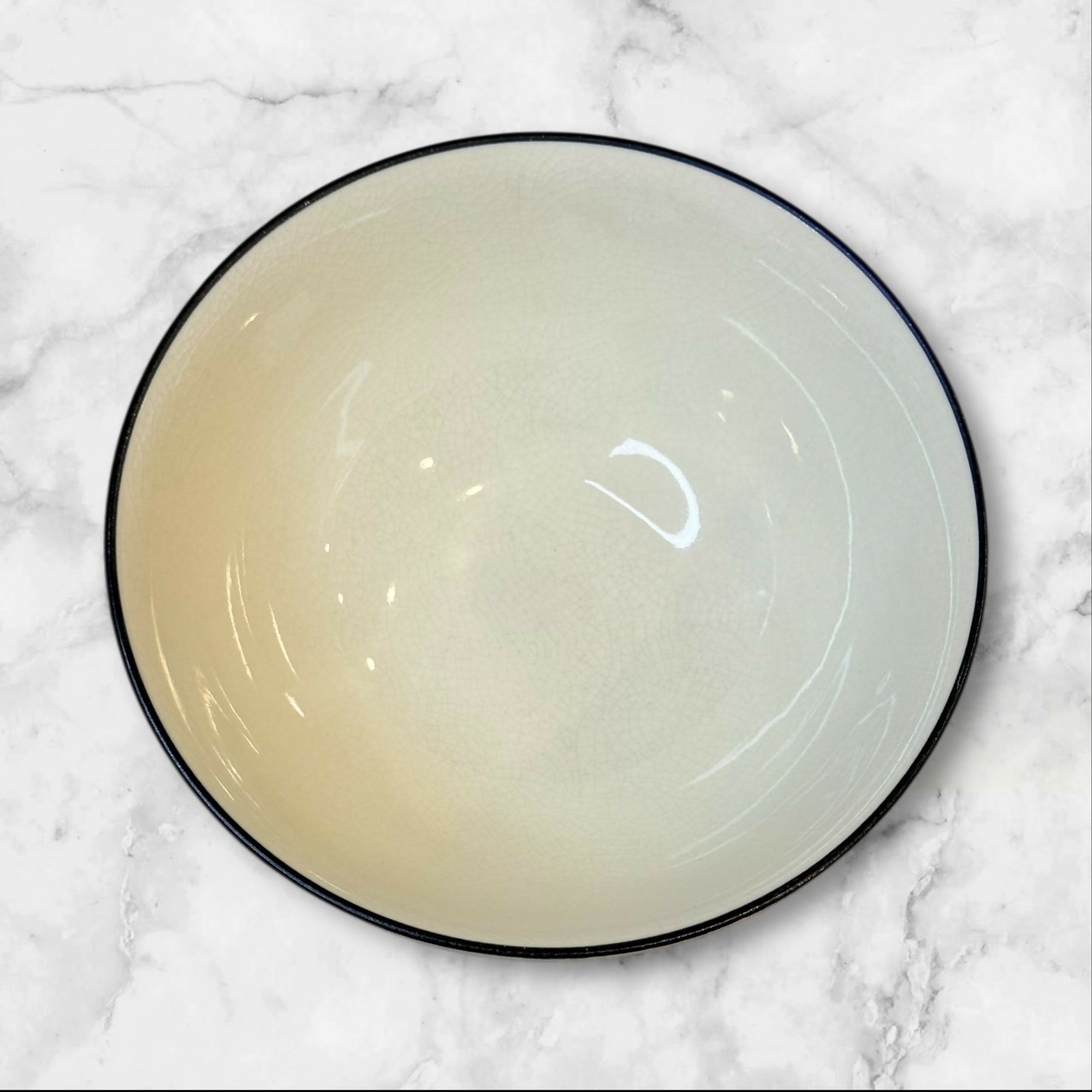 Crate & Barrel Kita Coupe Cereal Bowls Ivory | Set of 4 | Excellent