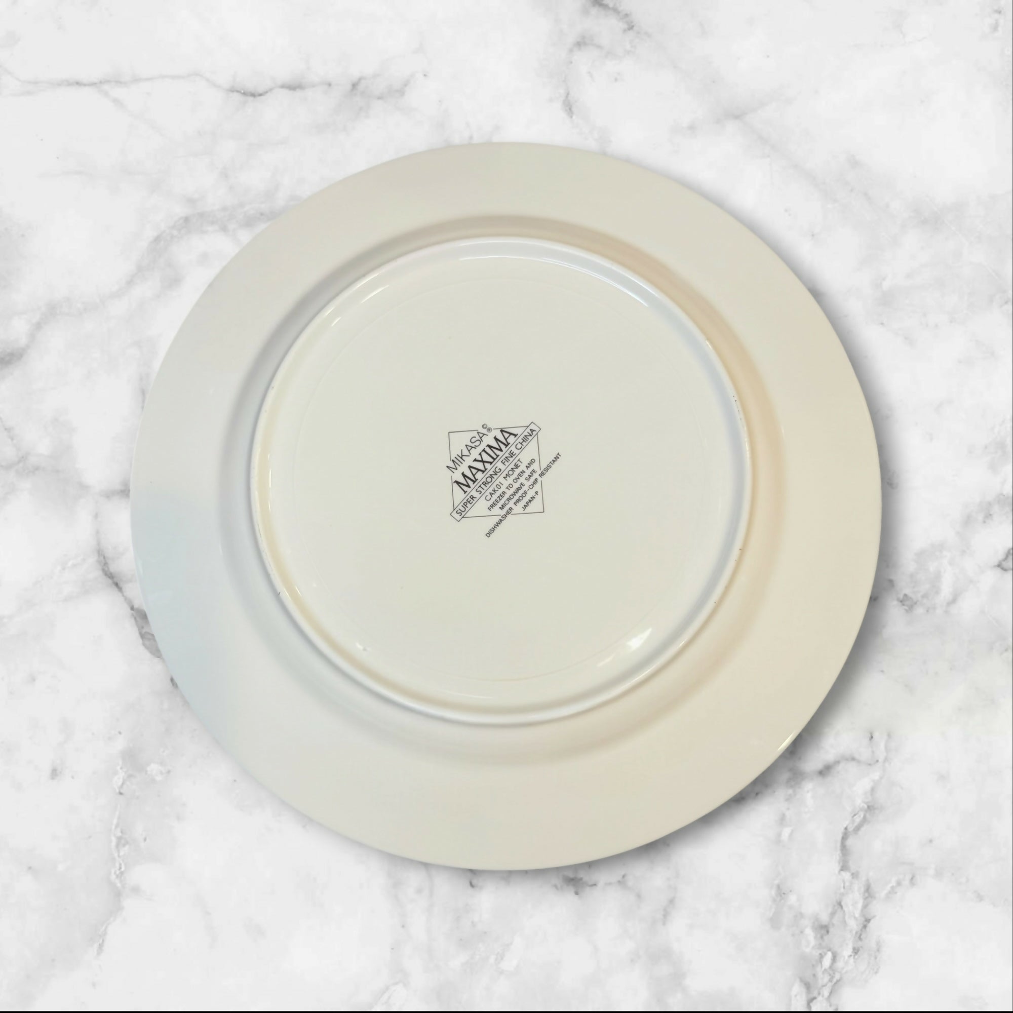 Mikasa Monet Dinner Plates Set of 6 Made in Japan Excellent Condition