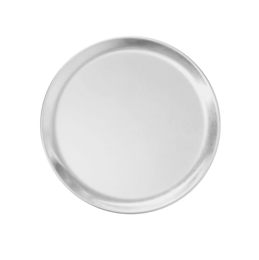 Anygleam 13 Inches Pizza Tray Aluminum Wide Rimmed Non stick Metallic Dish Cake Baking Pan for Kitchen