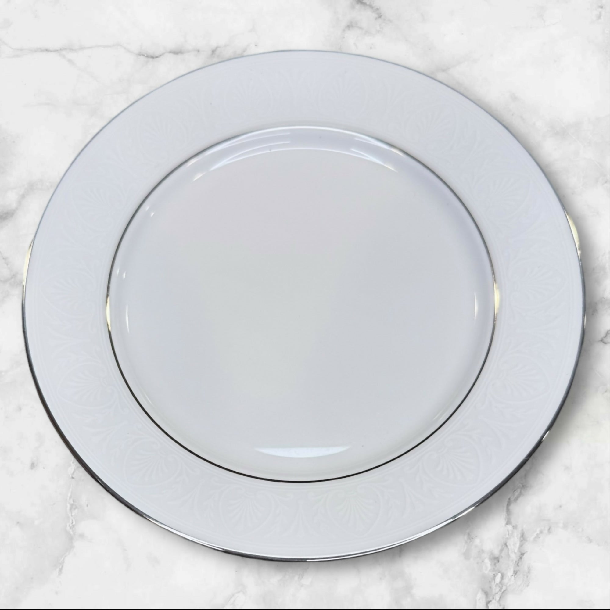 Lenox Hannah Platinum 4-Piece Place Setting | USA Made | Discontinued | Great