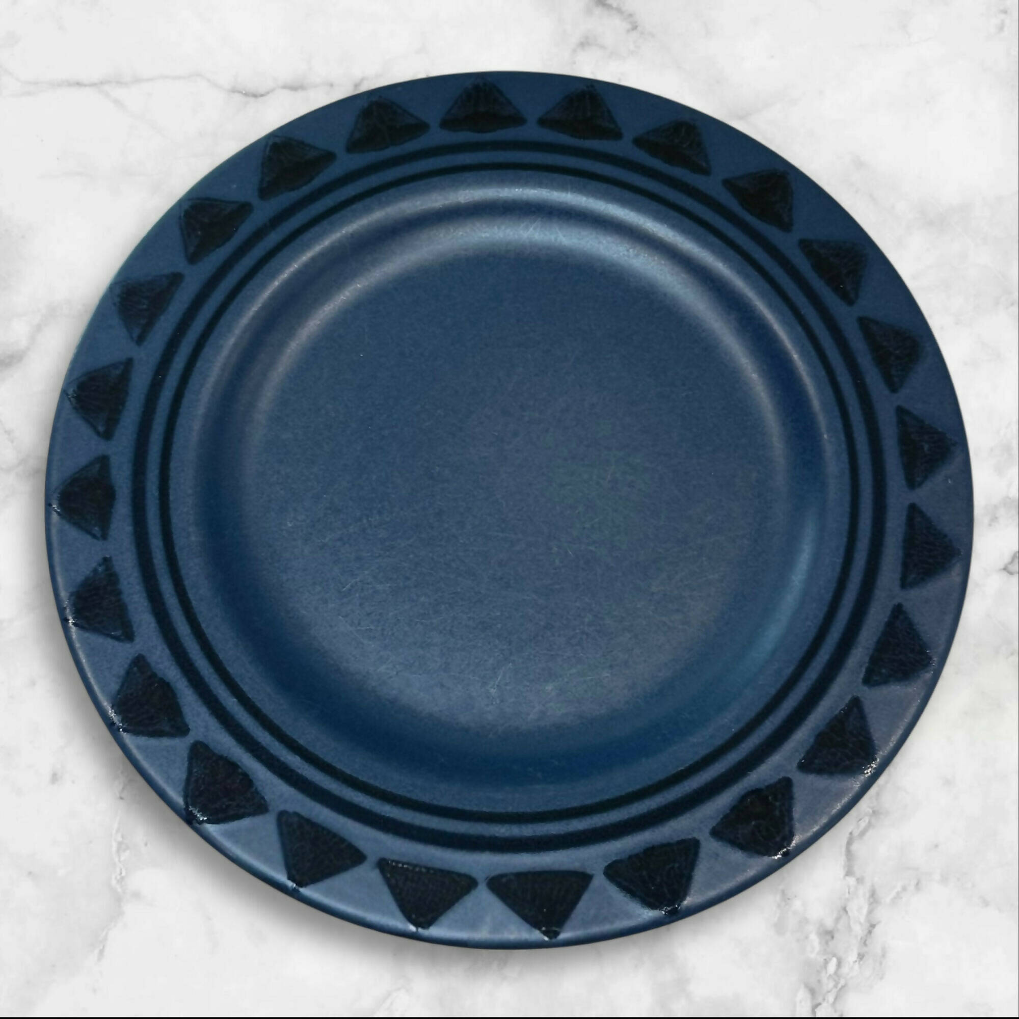 Pfaltzgraff Morning Light Dinner Plates Blue Stoneware | Set of 4 | Excellent