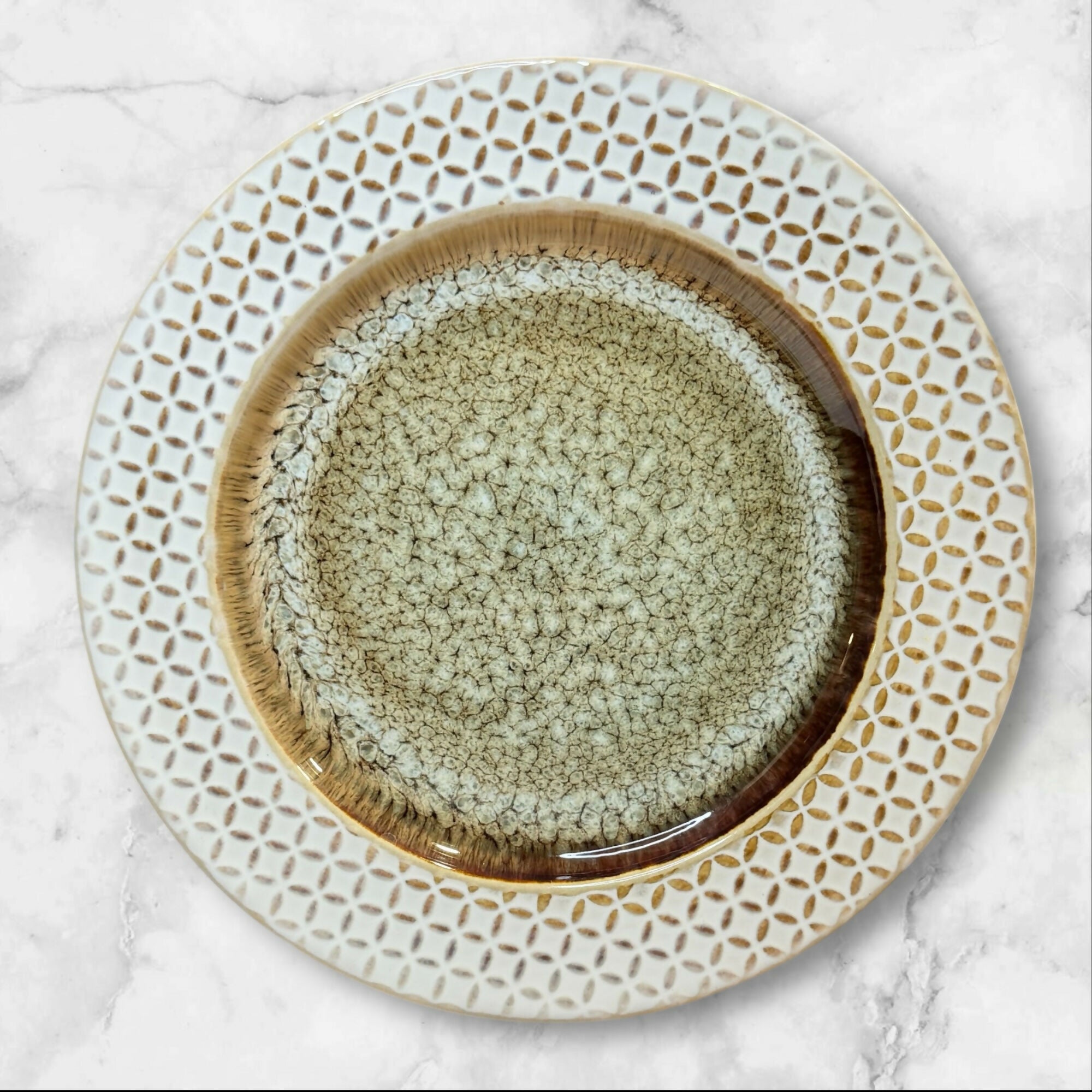 American Atelier Piper Dinner Plates Set of 4 Stoneware 10.75”