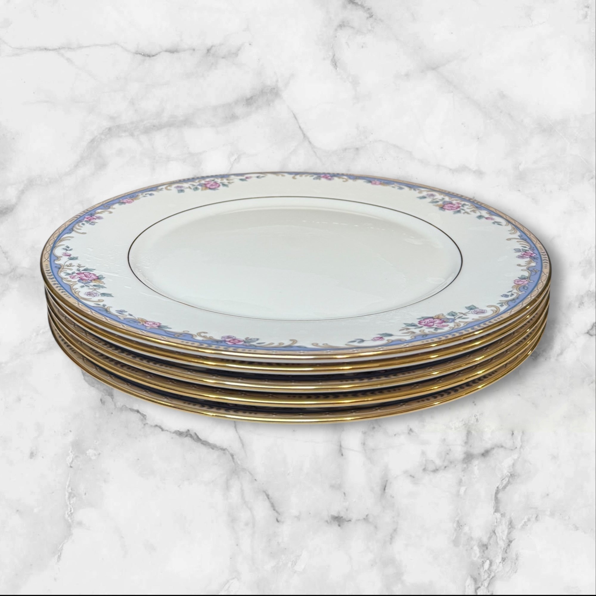 Lenox Southern Vista Dinner Plates | Set of 5 | 10 7/8” | Excellent