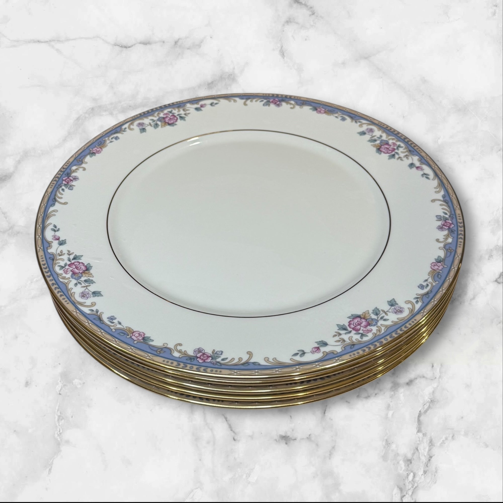 Lenox Southern Vista Dinner Plates | Set of 5 | 10 7/8” | Excellent