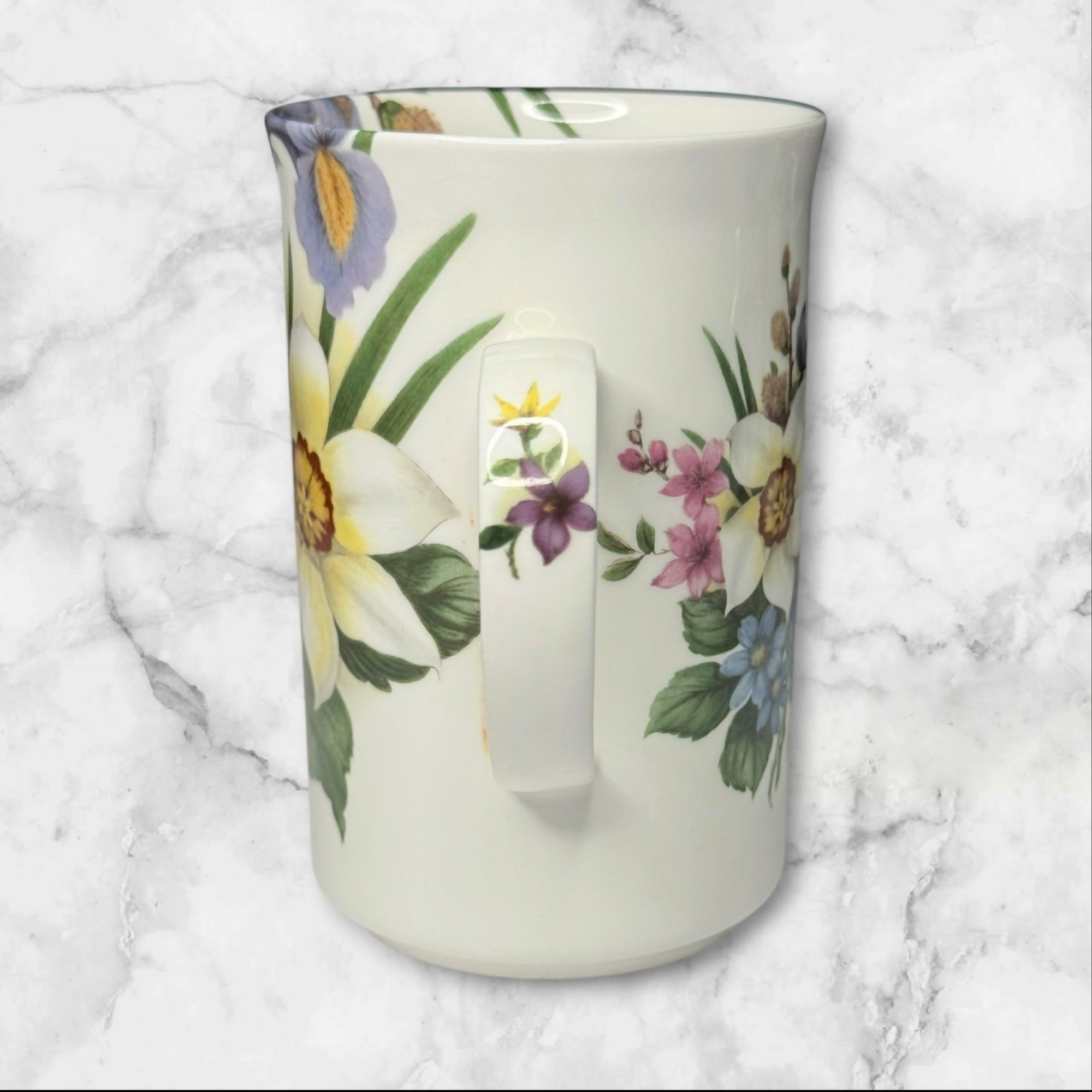 St. George Floral Fine Bone China Mugs Set of 3 | Made in England | Excellent