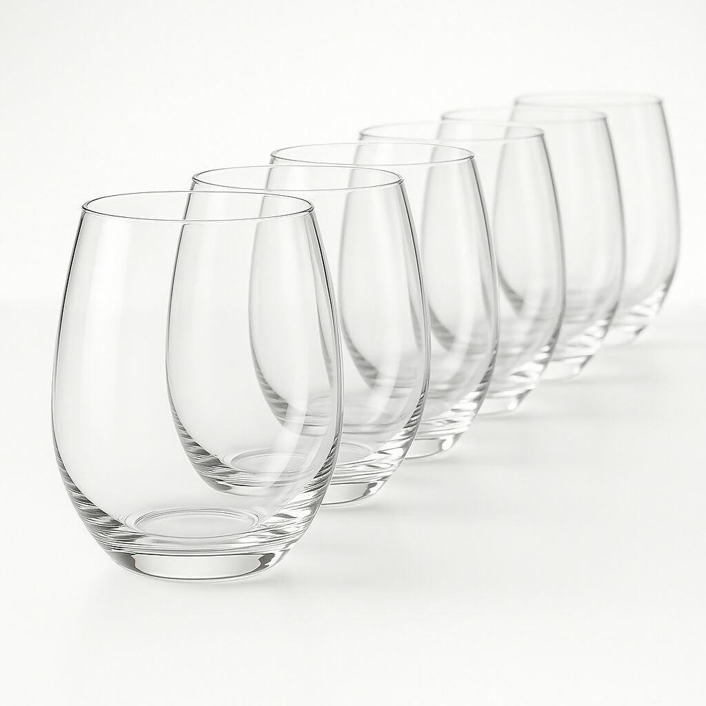Riedel Crystal Stemless Wine Glasses | Set of 6 | Great Condition Gently Used
