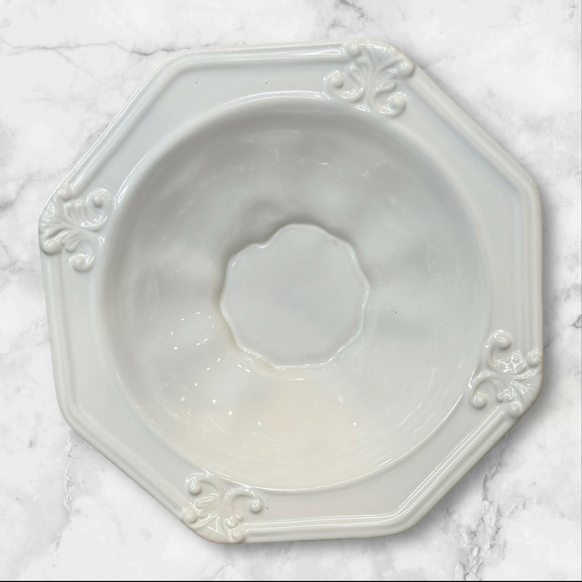 JCPenney Home Ivory Octagon Soup Bowls | Set of 4 | Excellent Condition
