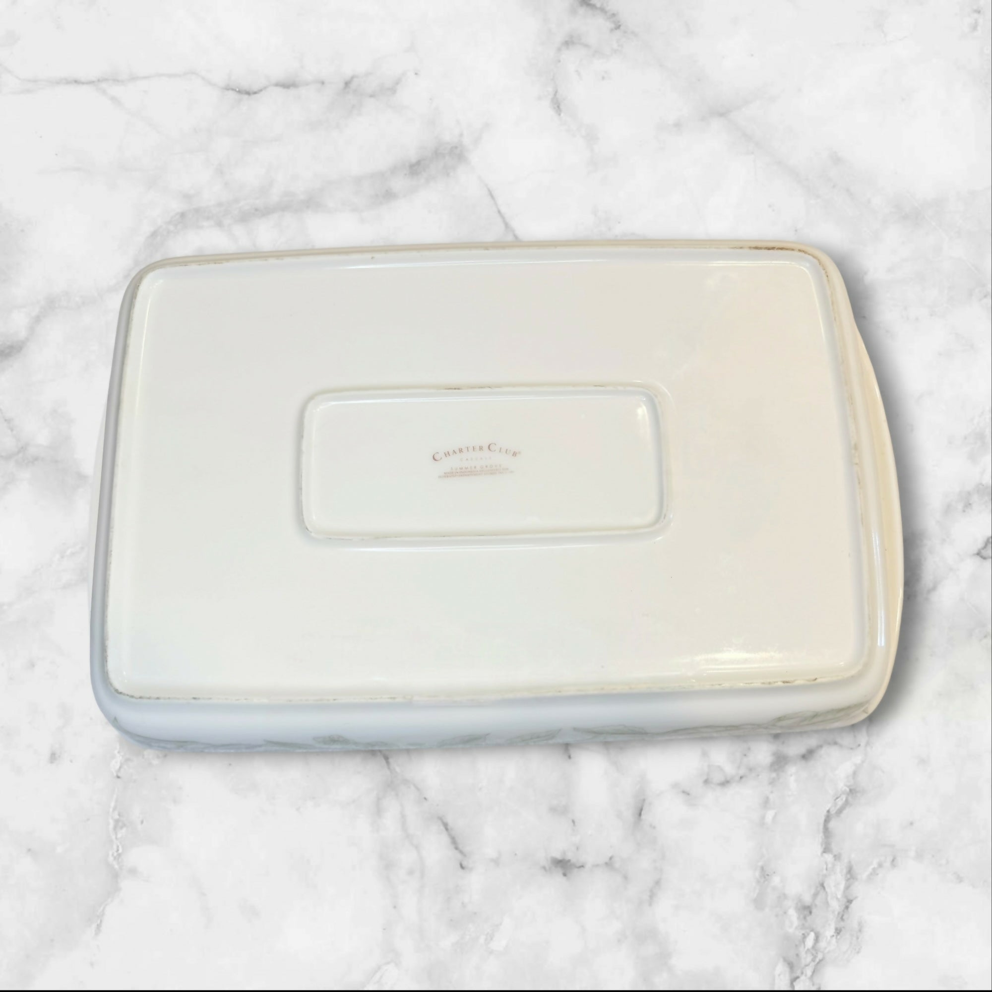 Charter Club Summer Grove 14” Rectangular Baker | Excellent Condition