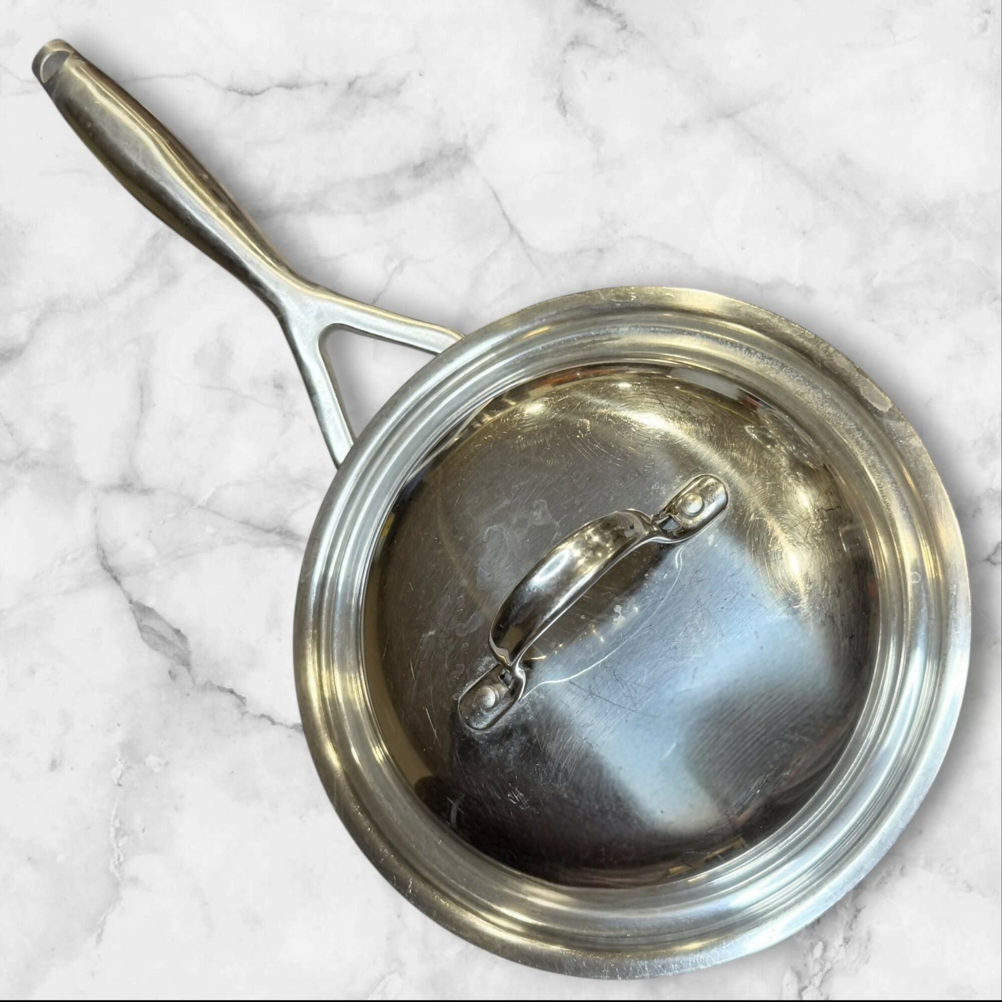 Scanpan 8” Nonstick Fry Pan with Lid | Stainless Handle | Gently Used