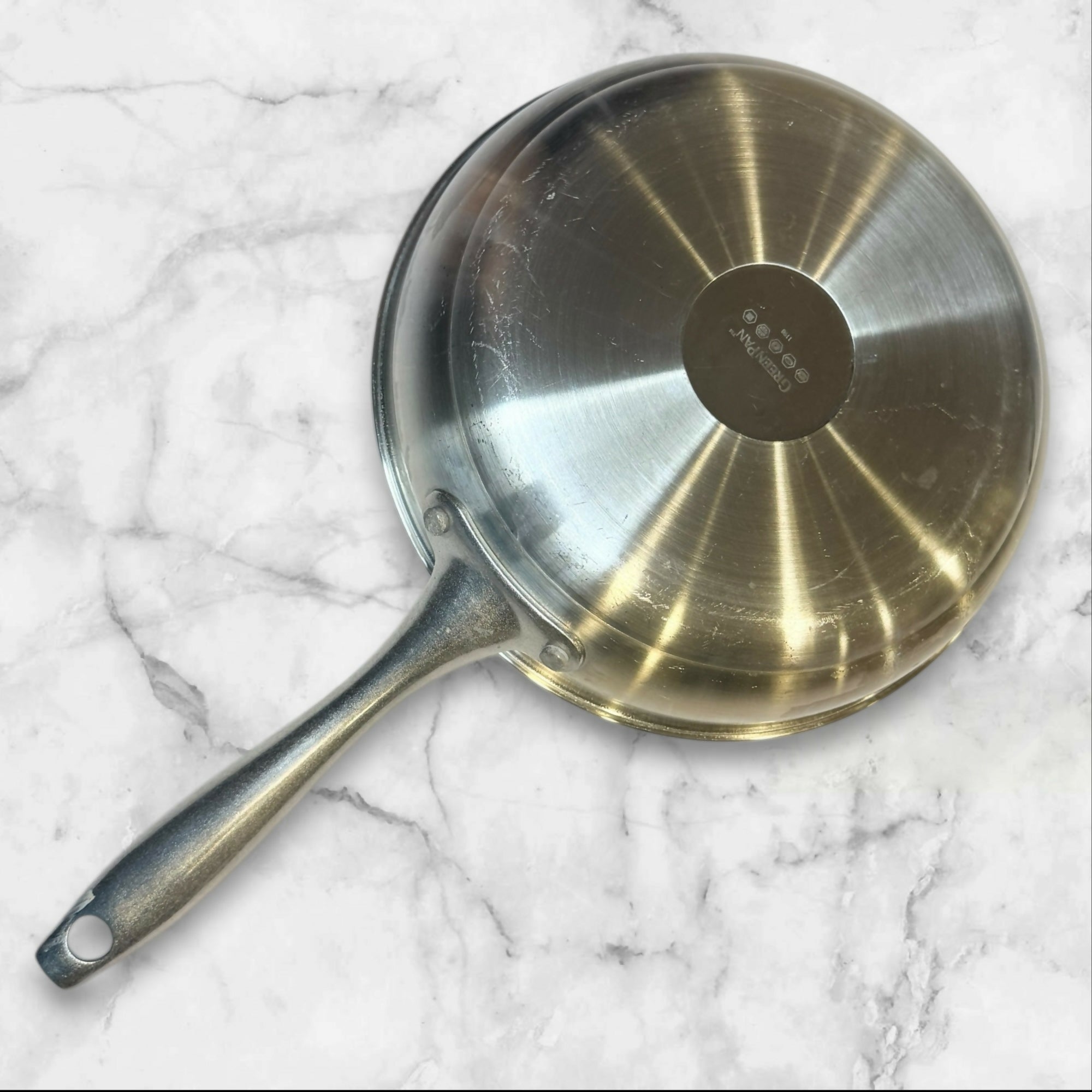 GreenPan Premiere Stainless Steel Fry Pan | Single | Gently Used