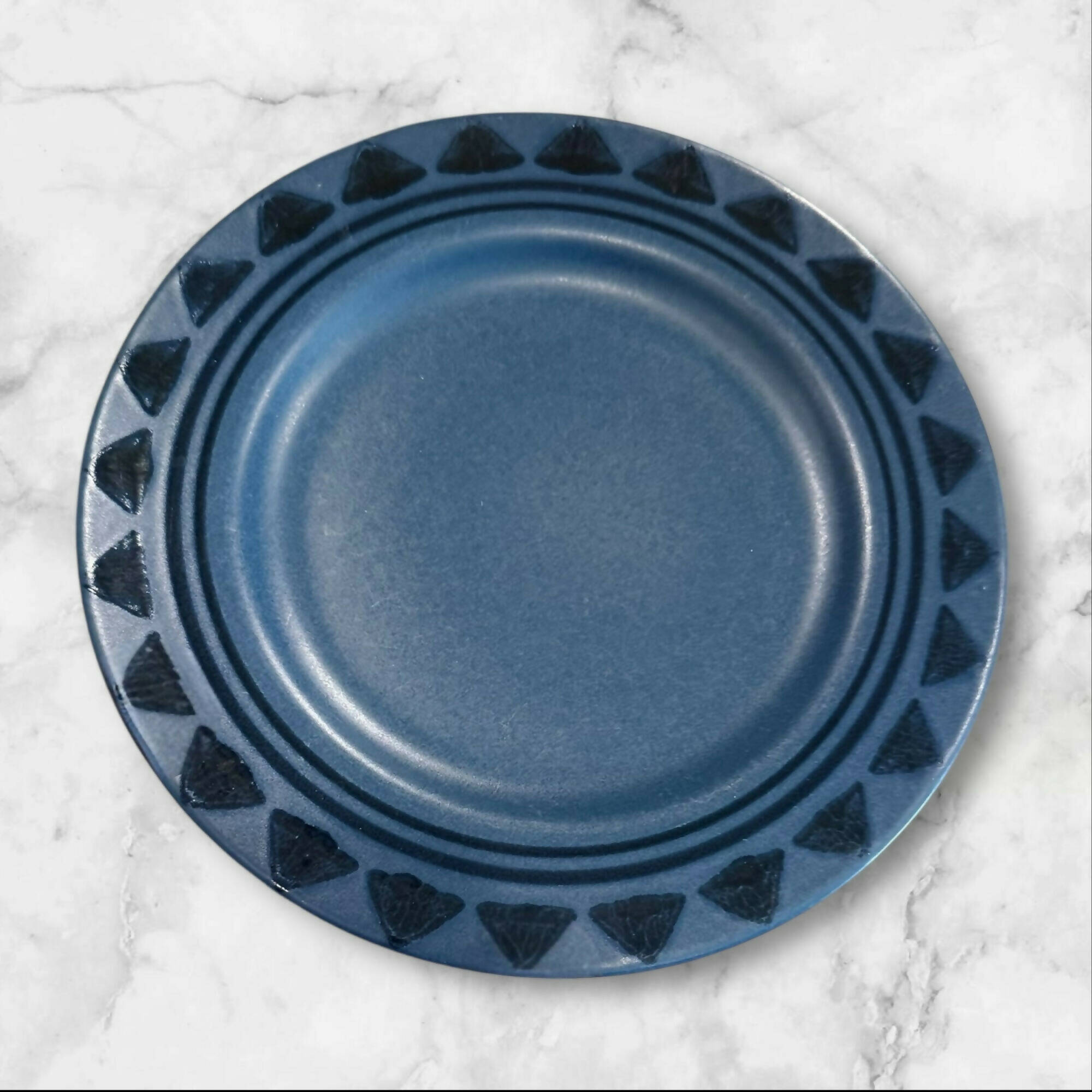 Pfaltzgraff Morning Light Dinner Plates Blue Stoneware | Set of 4 | Excellent