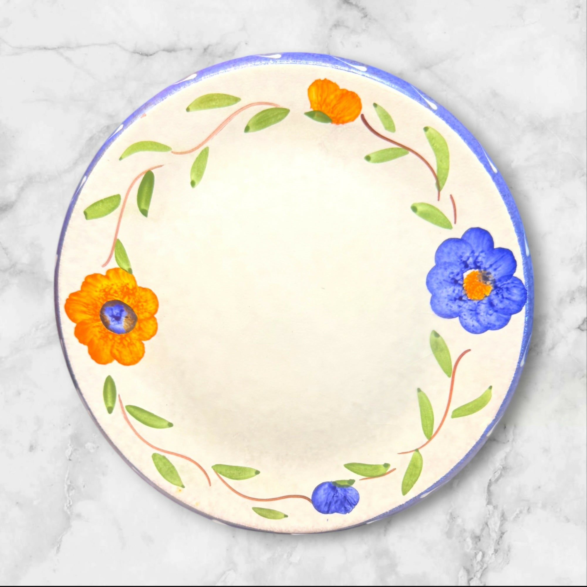 Furio La Spezia Salad Plates Set of 5 | Handpainted Italian | Excellent