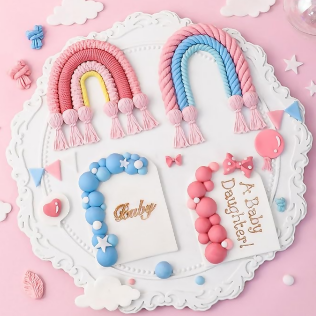 Anygleam Fondant Molder Bubbles Silicone Cake Baking Modelling Equipment