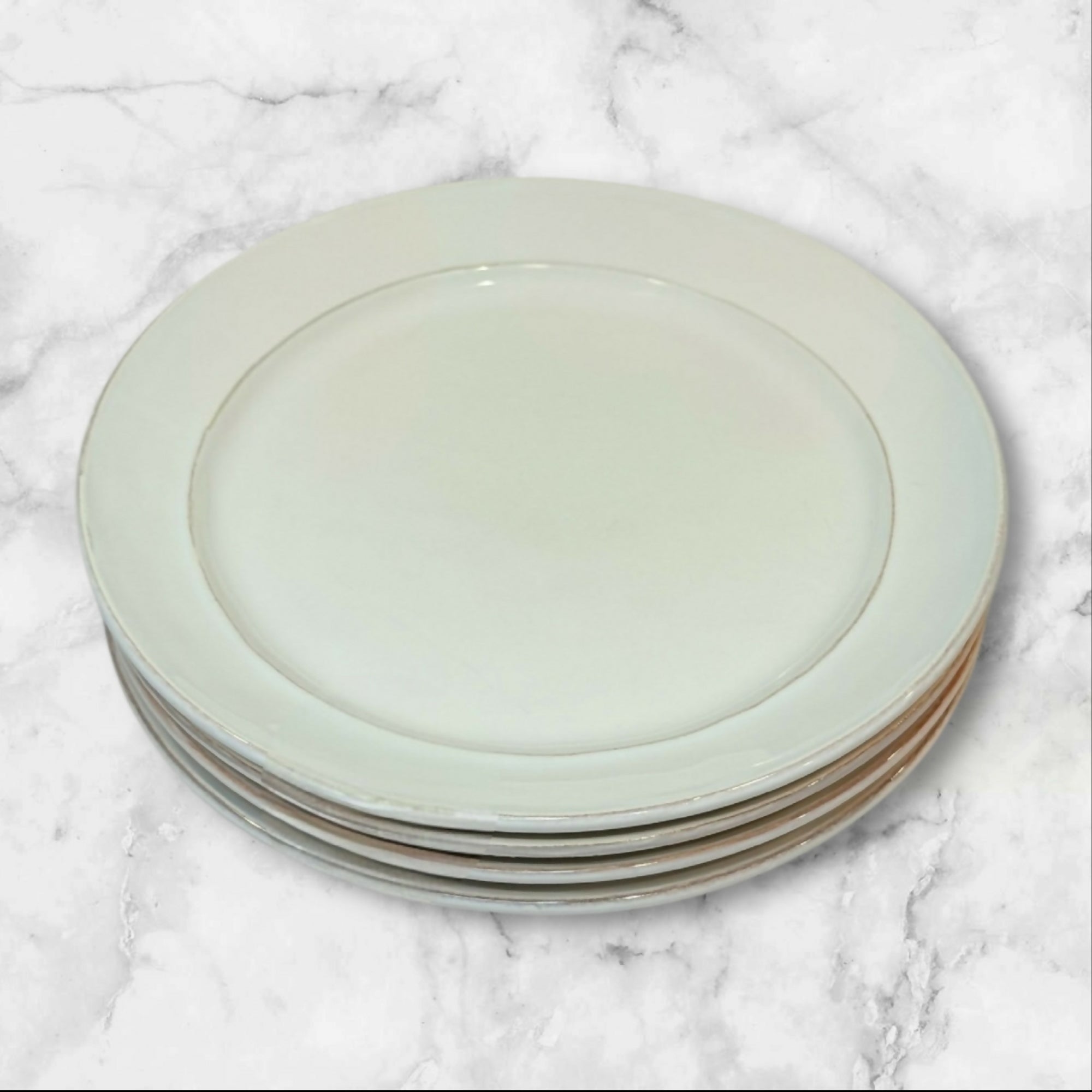 Pottery Barn Cambria White Salad Plates | Set of 4 | Great Condition