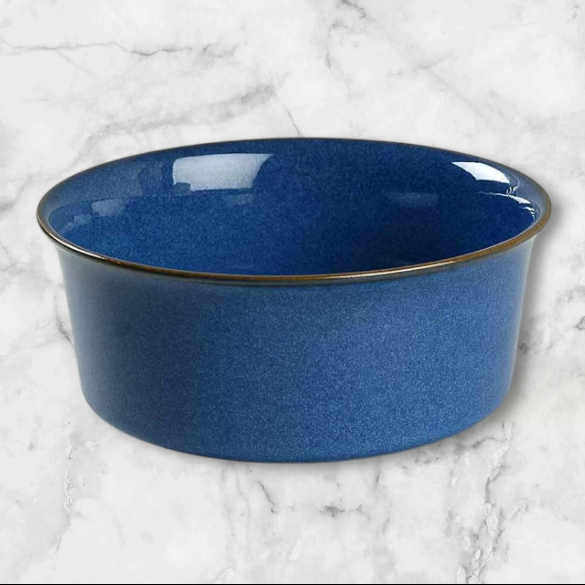 Denby Langley Midnight Souffle Dish | 8 Inch | Excellent Condition