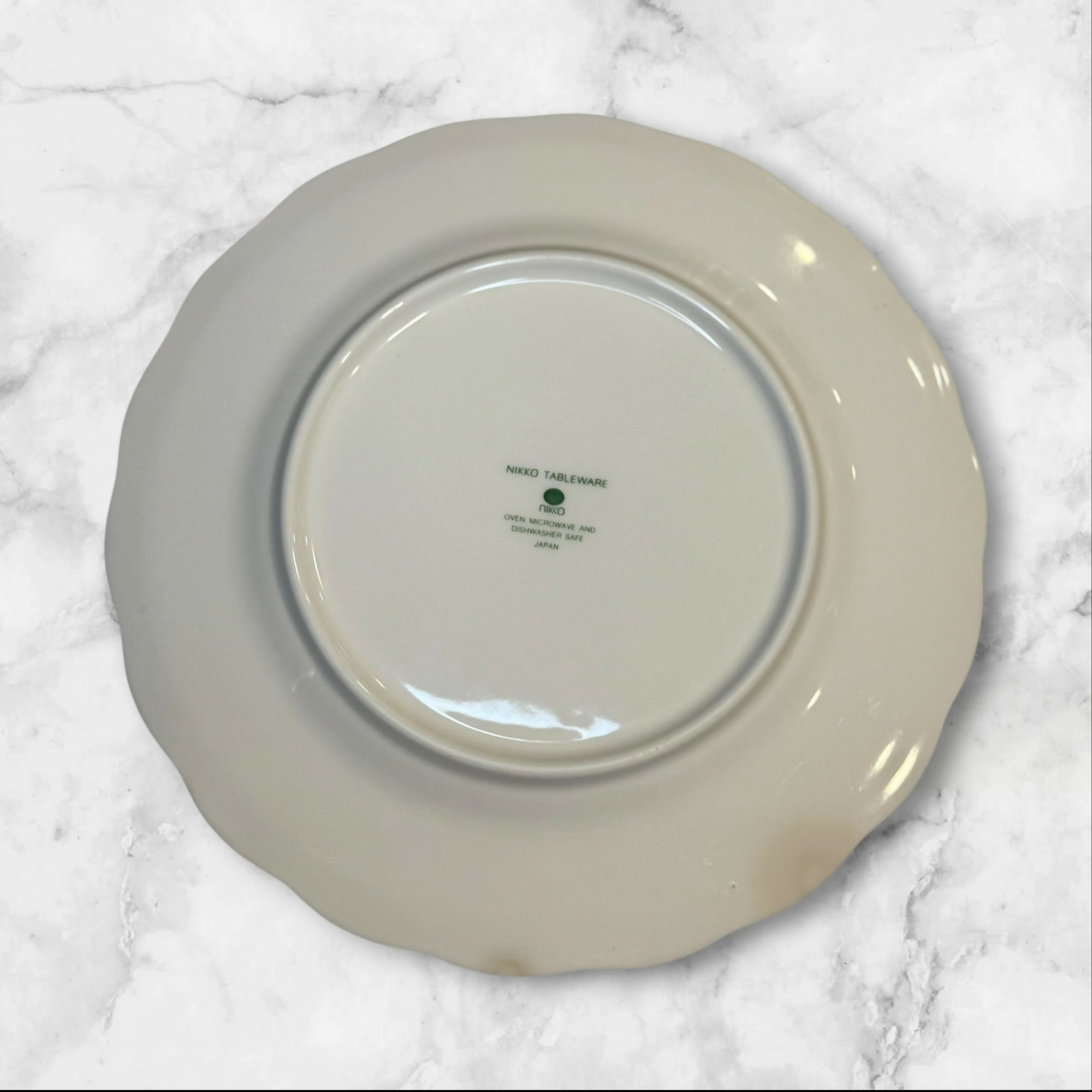 NIKKO English Garden Salad Plates | Set of 6 | Vintage Floral Stoneware