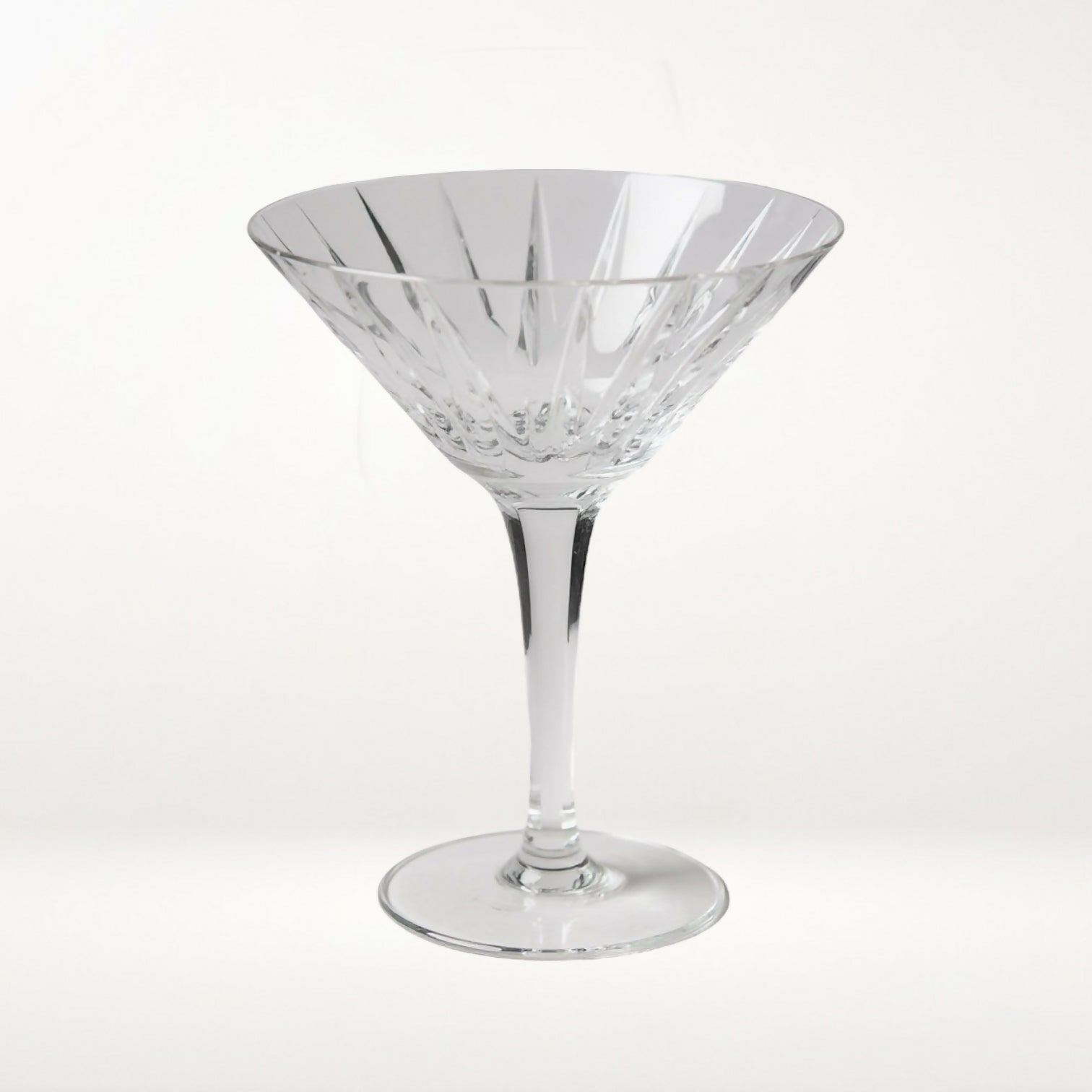 Astral Peerage Curved Bowl Martini Glasses | Set of 3 | Discontinued | Excellent