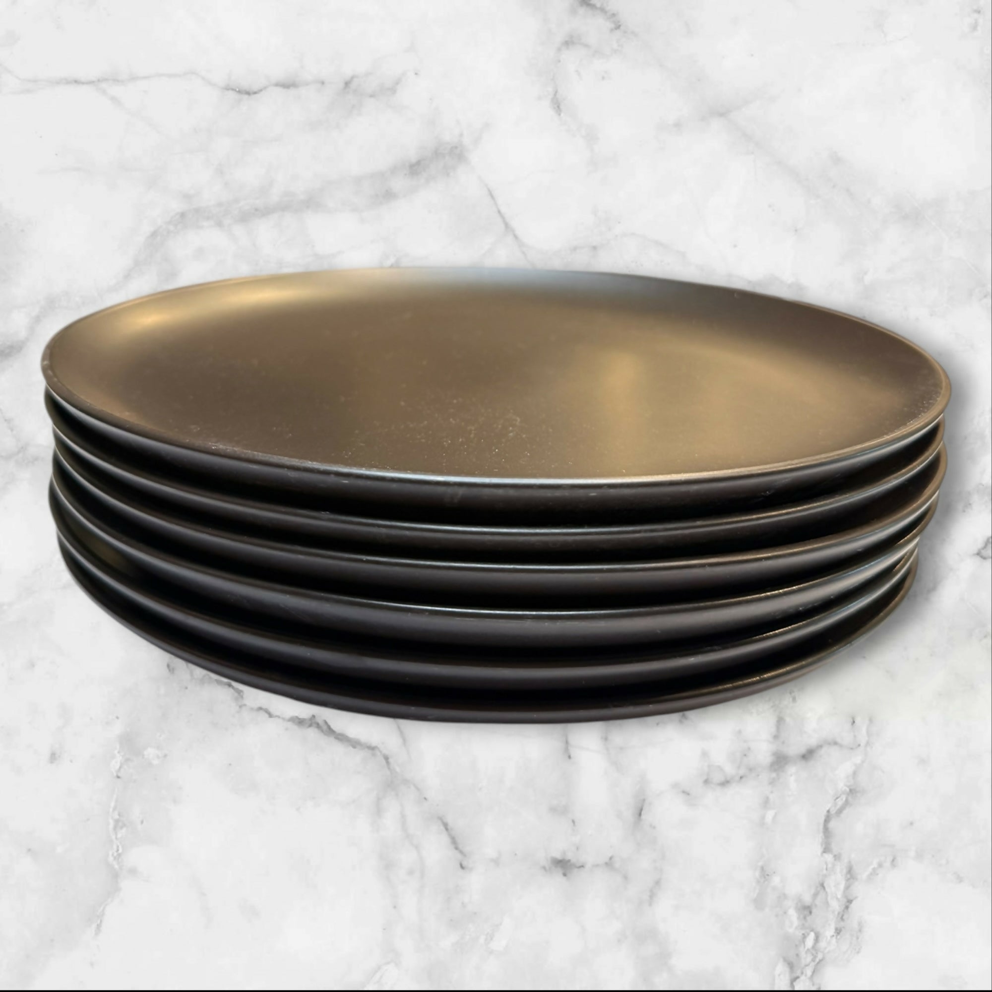 Crate & Barrel Camden Java Dinner Plates | Set of 6 | Great Condition