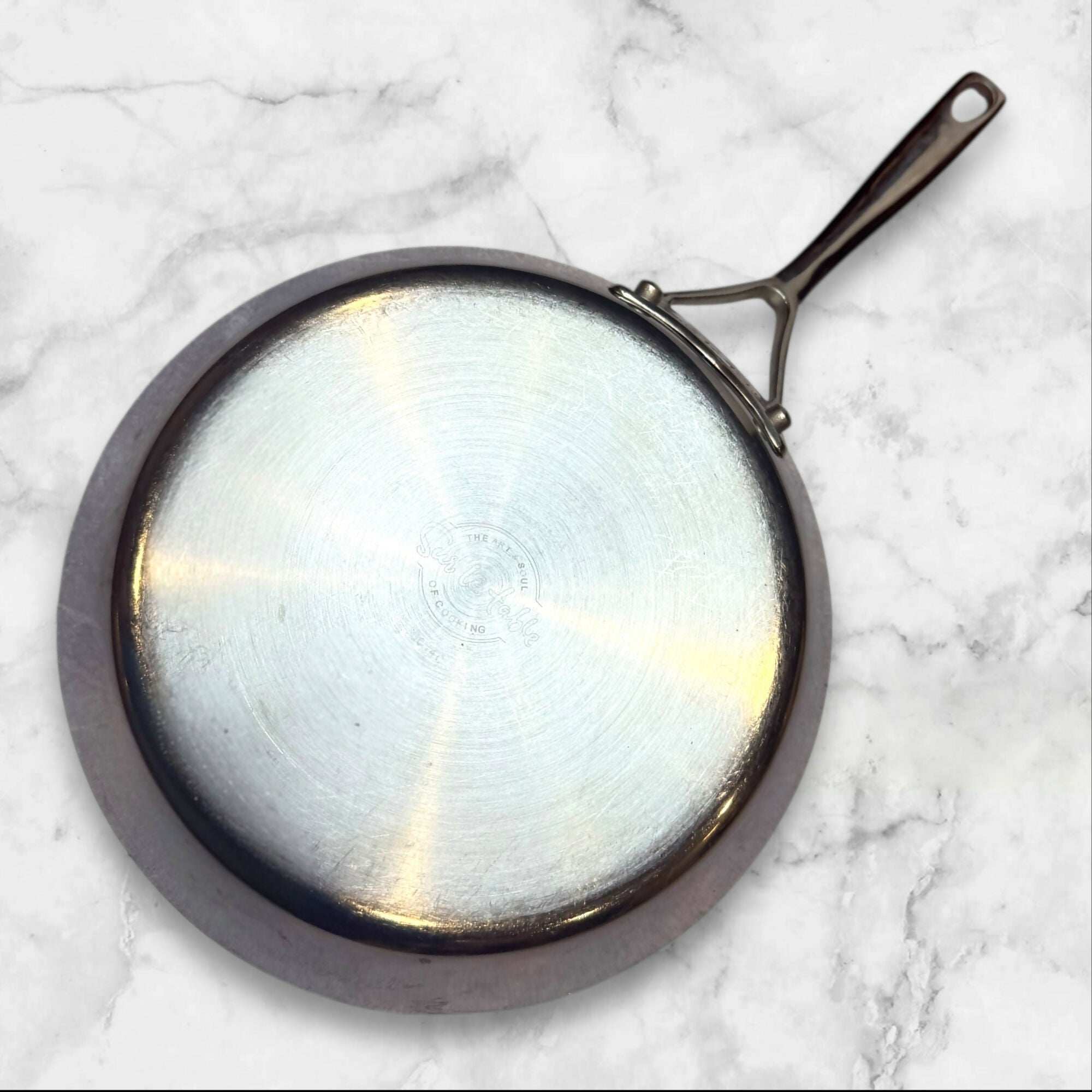 Sur La Table 10 Inch Stainless Steel Fry Pan | Professional Cookware | Great