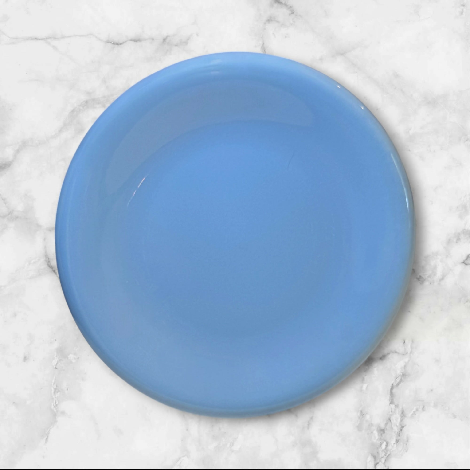 Baker Hart & Stuart Blue Stoneware Salad Plates | Set of 4 | Excellent Condition