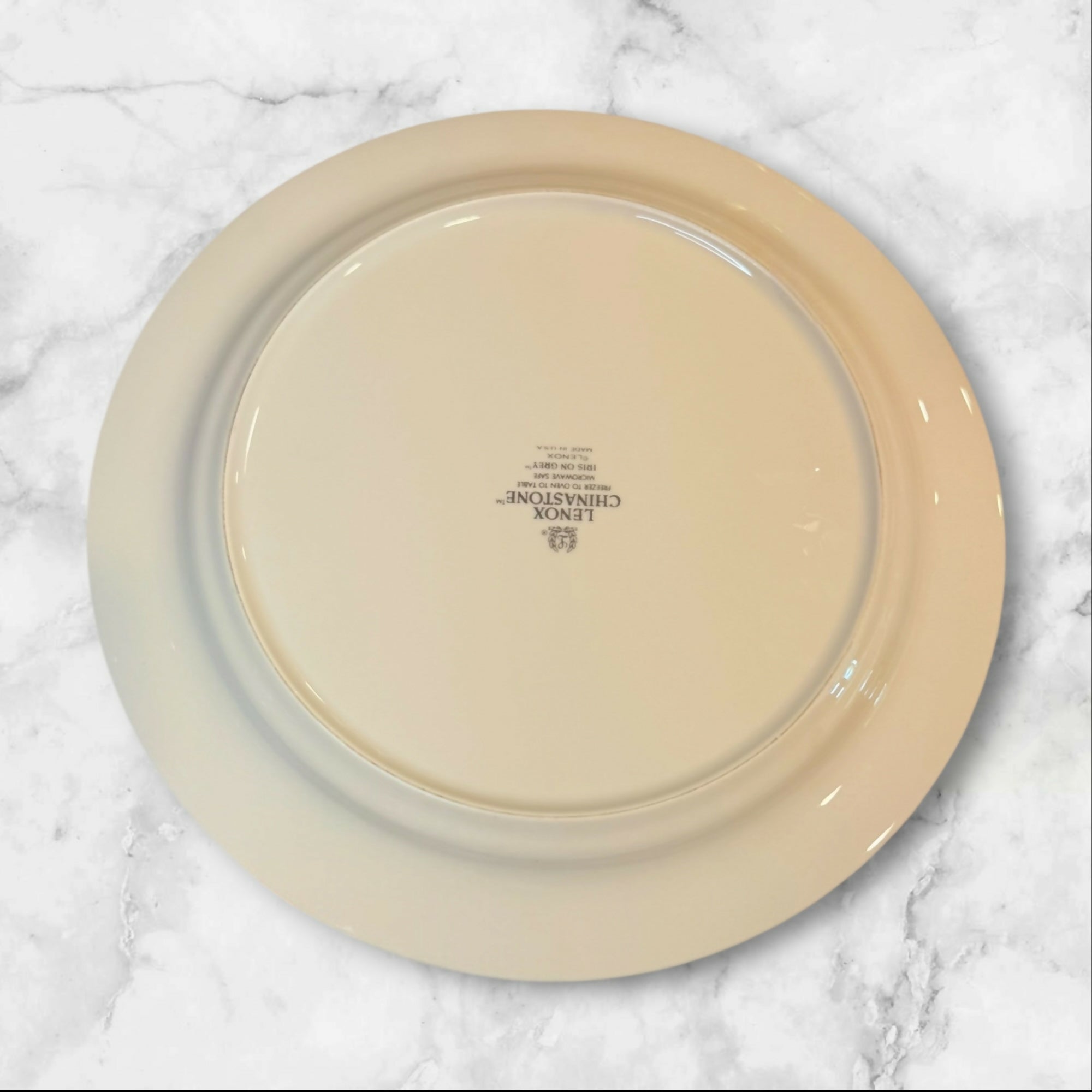 Lenox Iris on Grey Salad Plates | Set of 4 | Great Condition