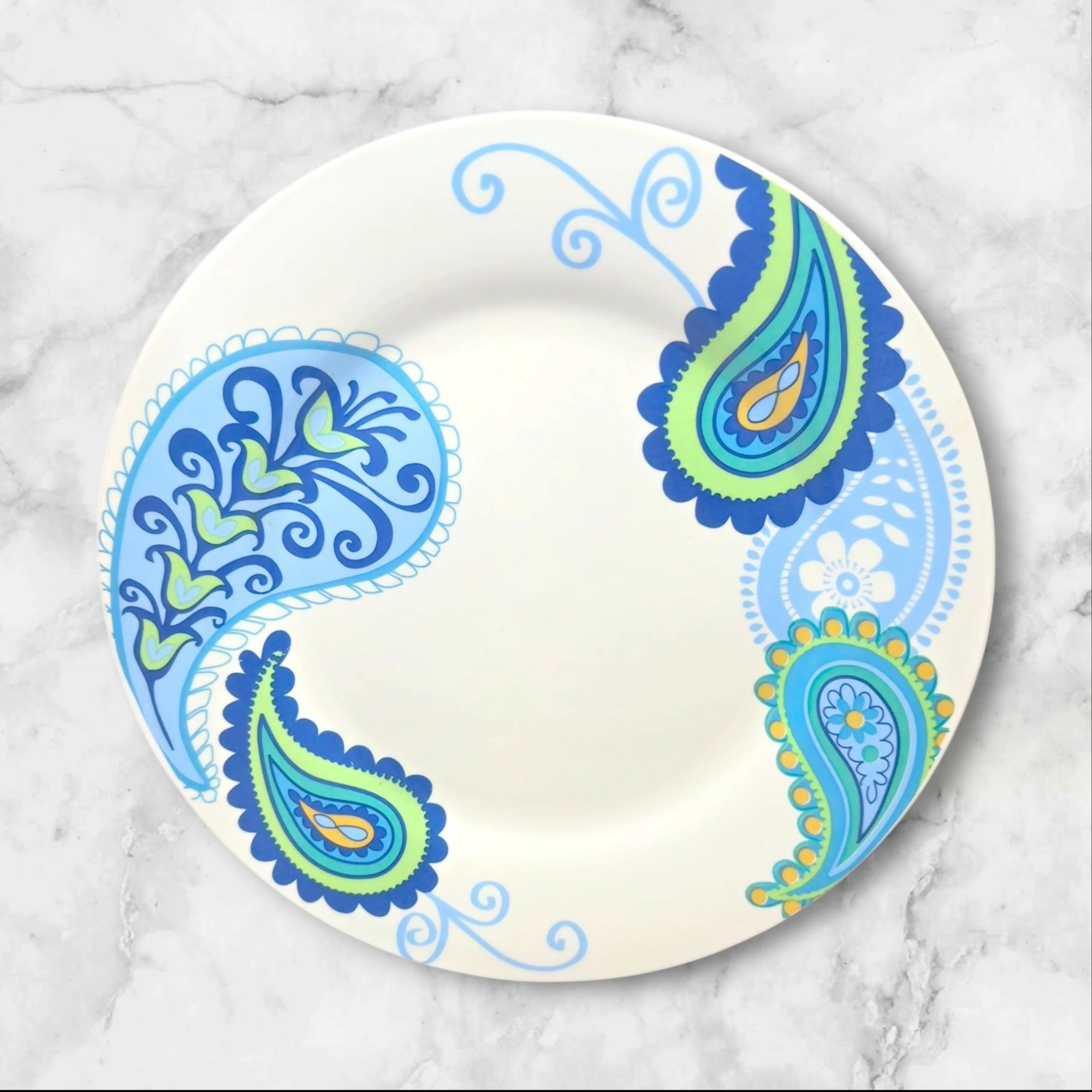 Royal Norfolk RNF124 Paisley Dinner Plates | Set of 4 | Excellent Condition
