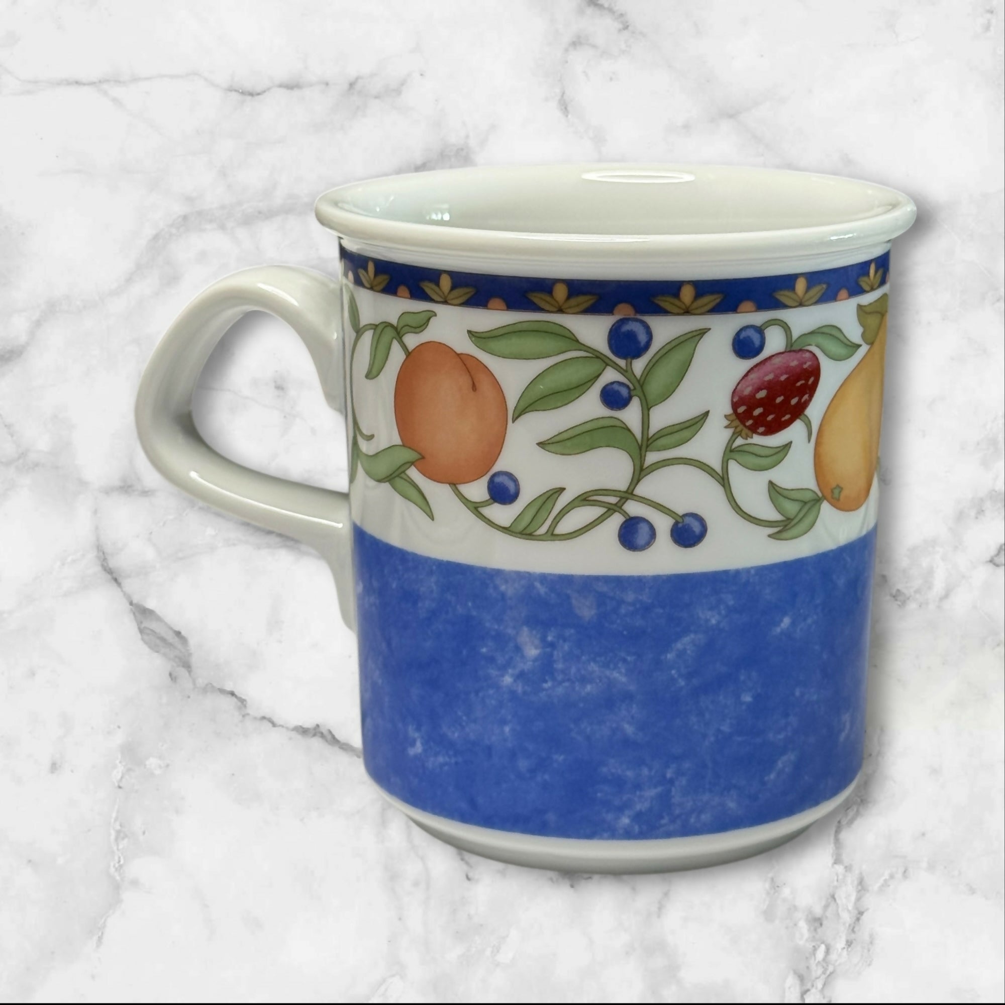 Dansk Fiance Fruits Mug & Kobenhavn Saucer Set | 2 Sets | Excellent Condition