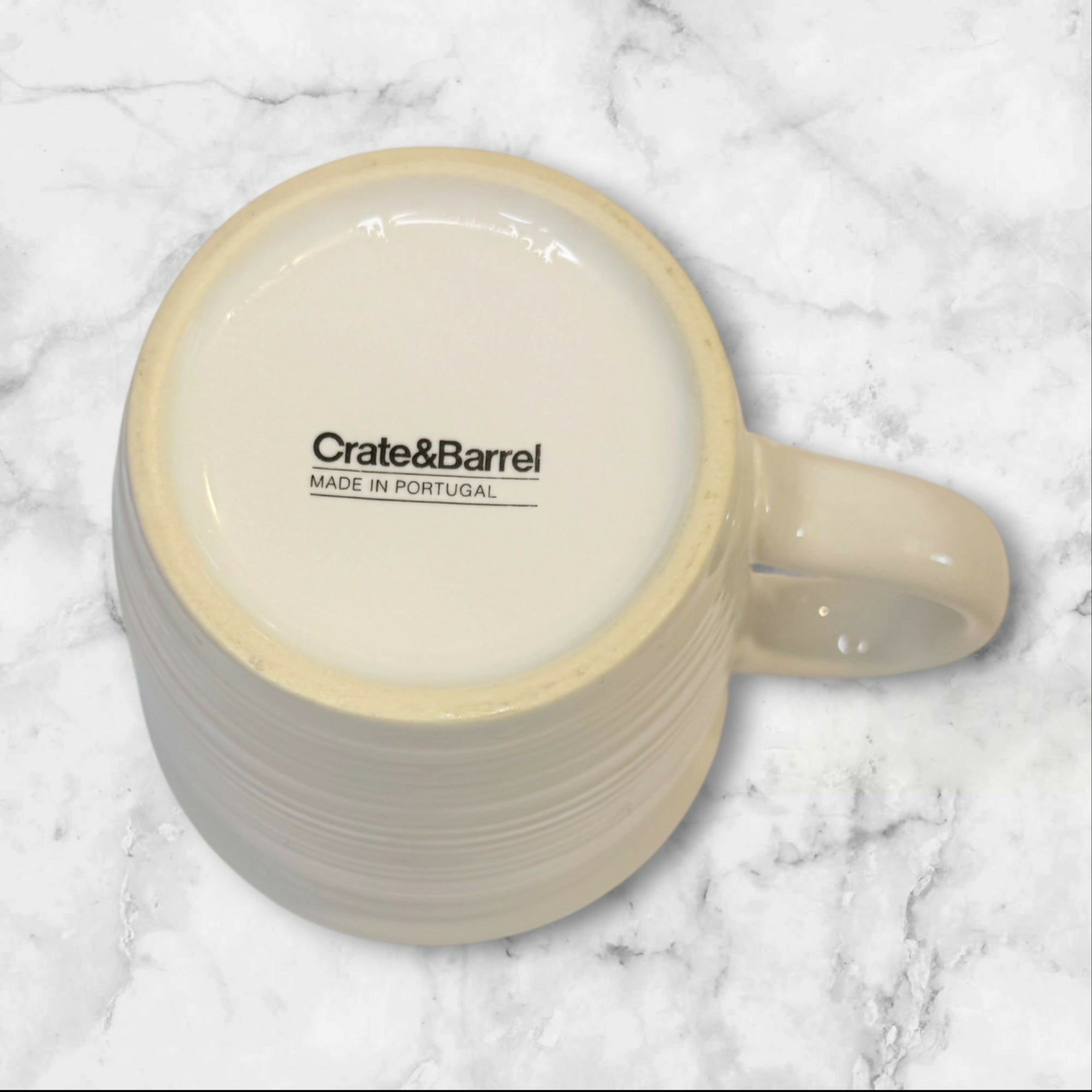 Crate & Barrel Farmhouse Collection Coffee Mugs | Set of 2 | Excellent Condition