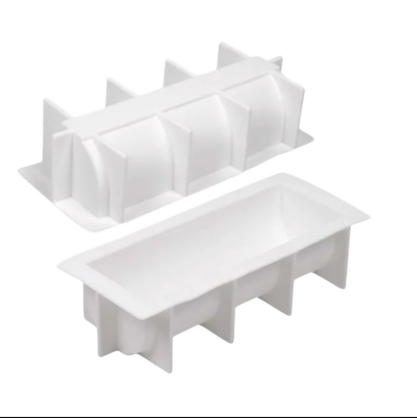 Anygleam Roll Shaper White Log Swiss Silicone Equipment Cake Baking Impression Pastry Tools