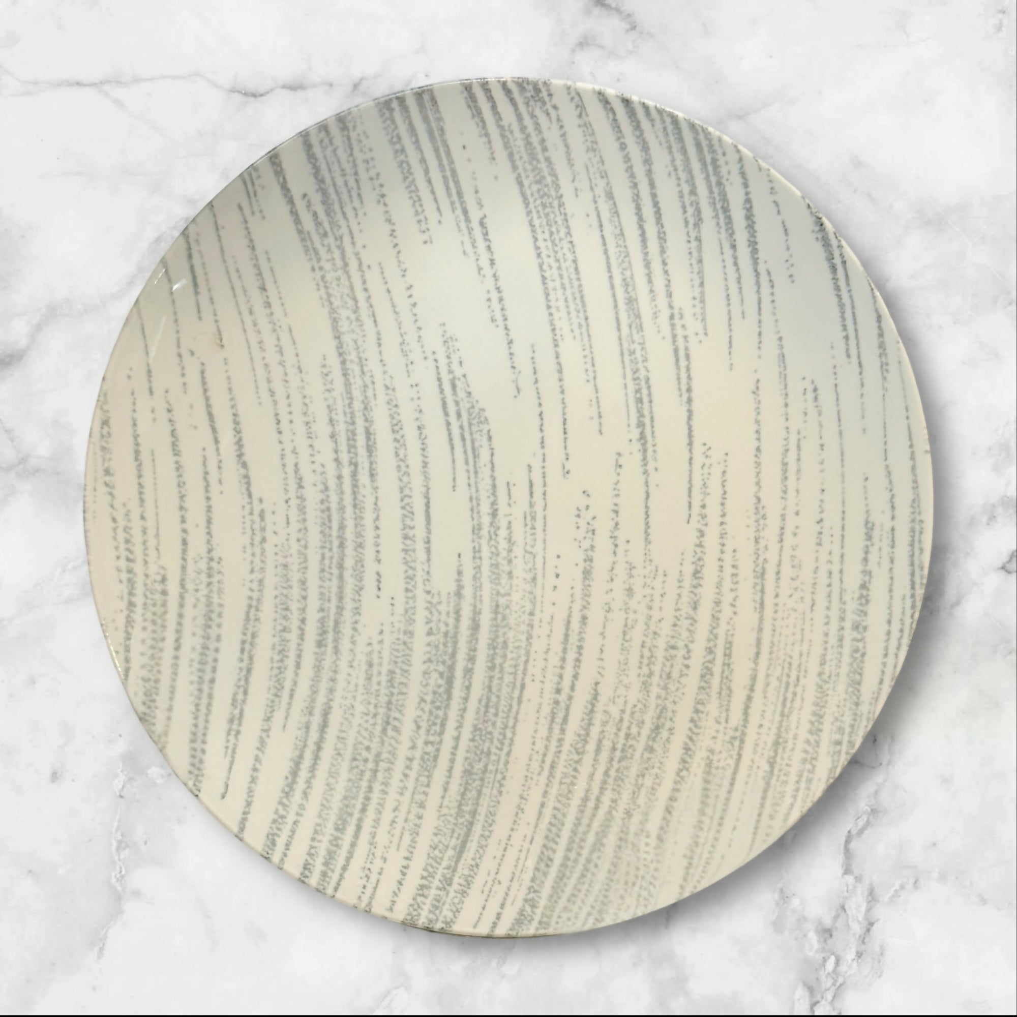 Royal USA Windblown Grey Dinner Plates | Set of 4 | Fair Condition