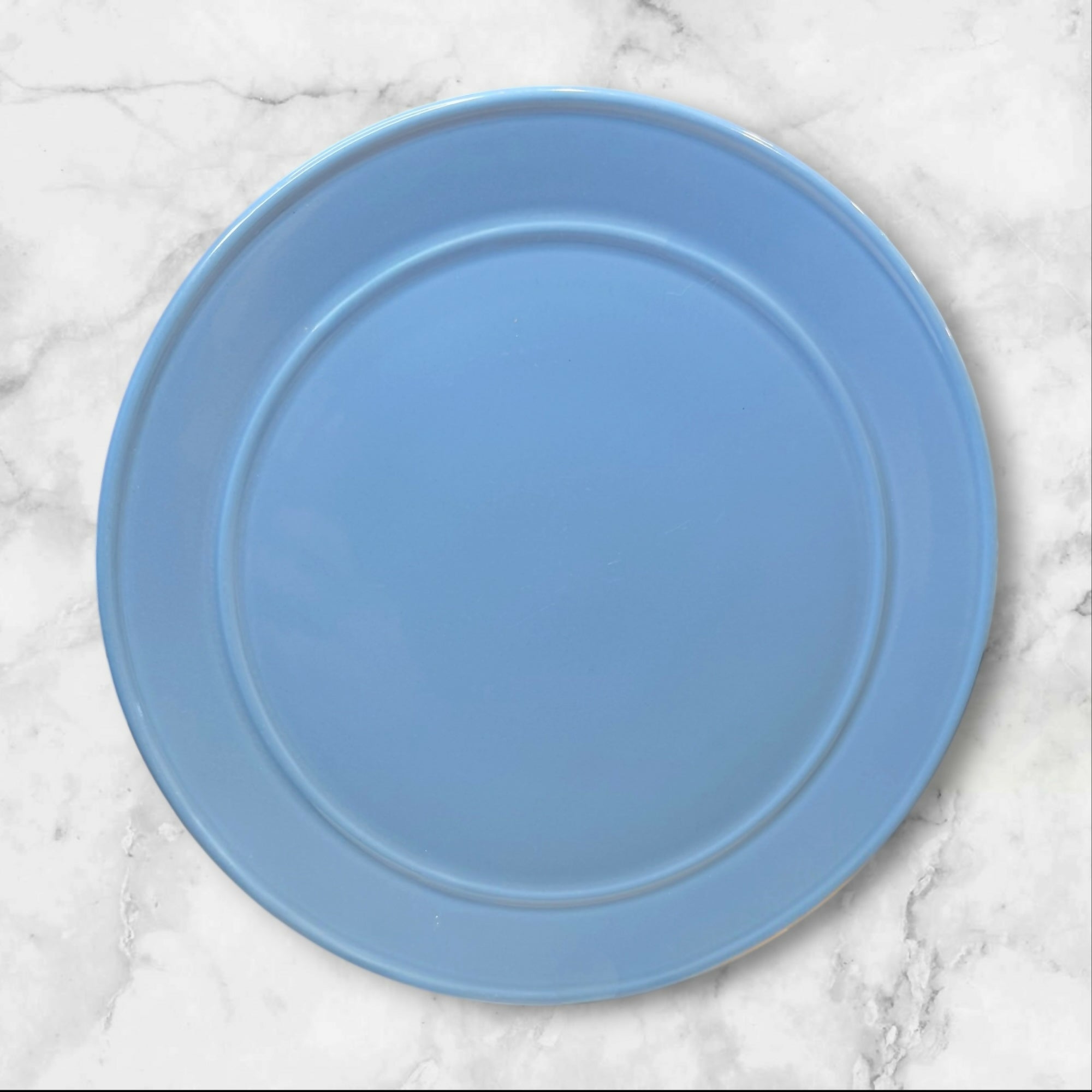 Mikasa Separates Light Blue Dinner Plates Set of 4 | Rare Vintage