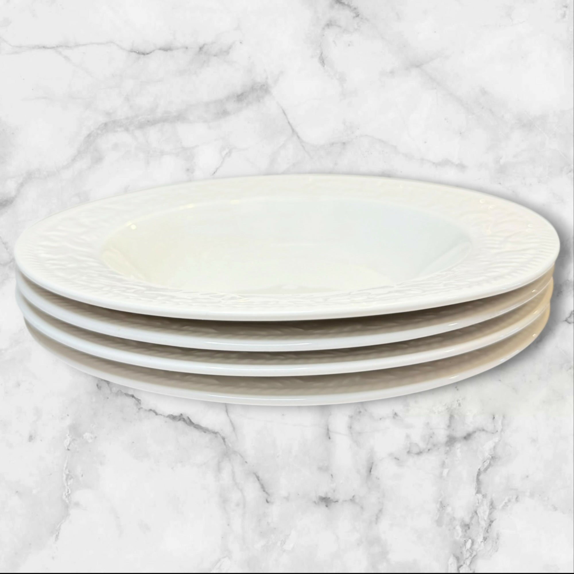 Sango Garland White Rim Soup Bowls | Set of 4 | Great Condition