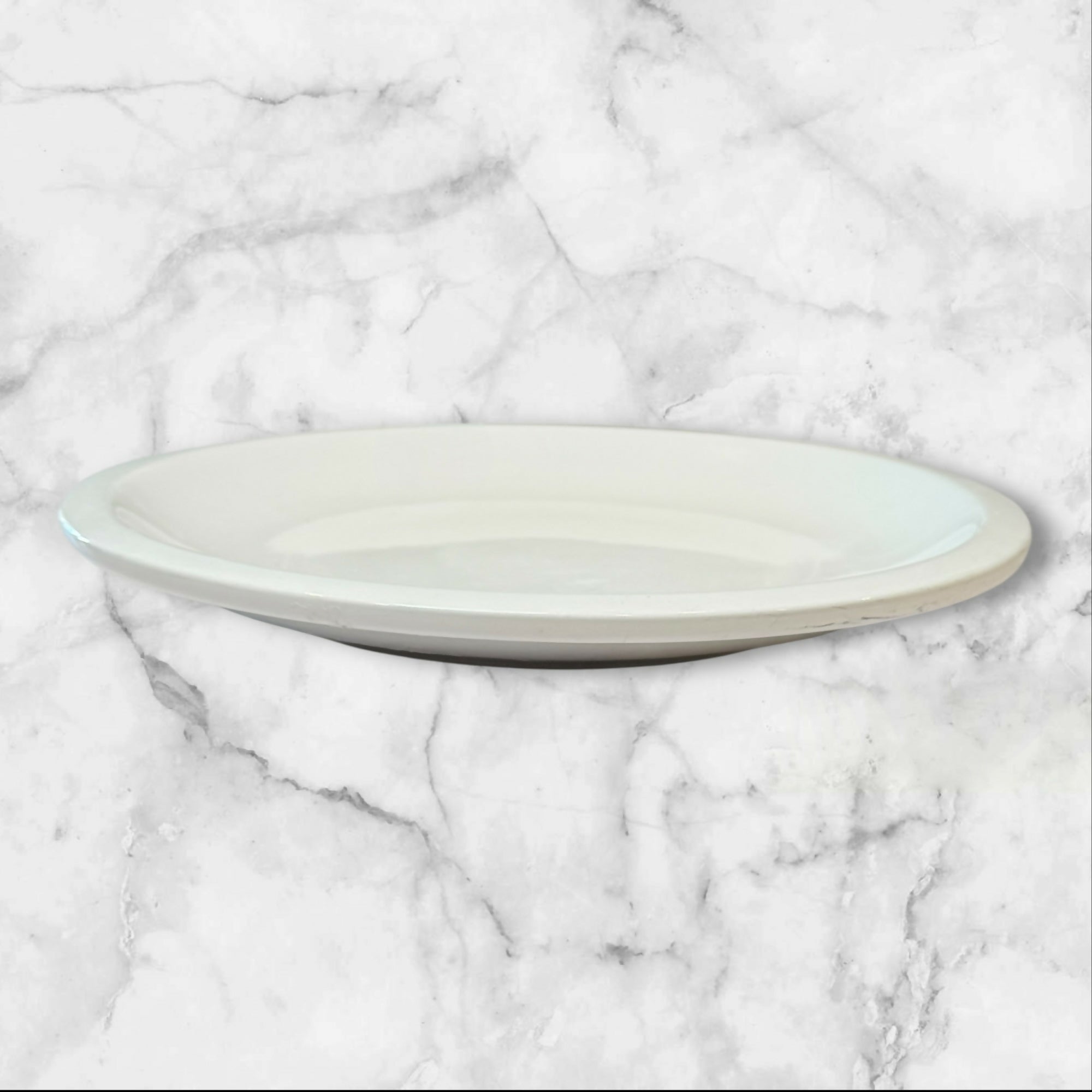Pottery Barn China Du Jour White Dinner Plates | Set of 4 | Gently Used