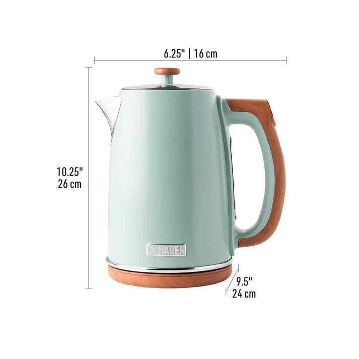 HADEN Dorchester Silt Green Variable Temperature Programmable Electric Tea Kettle