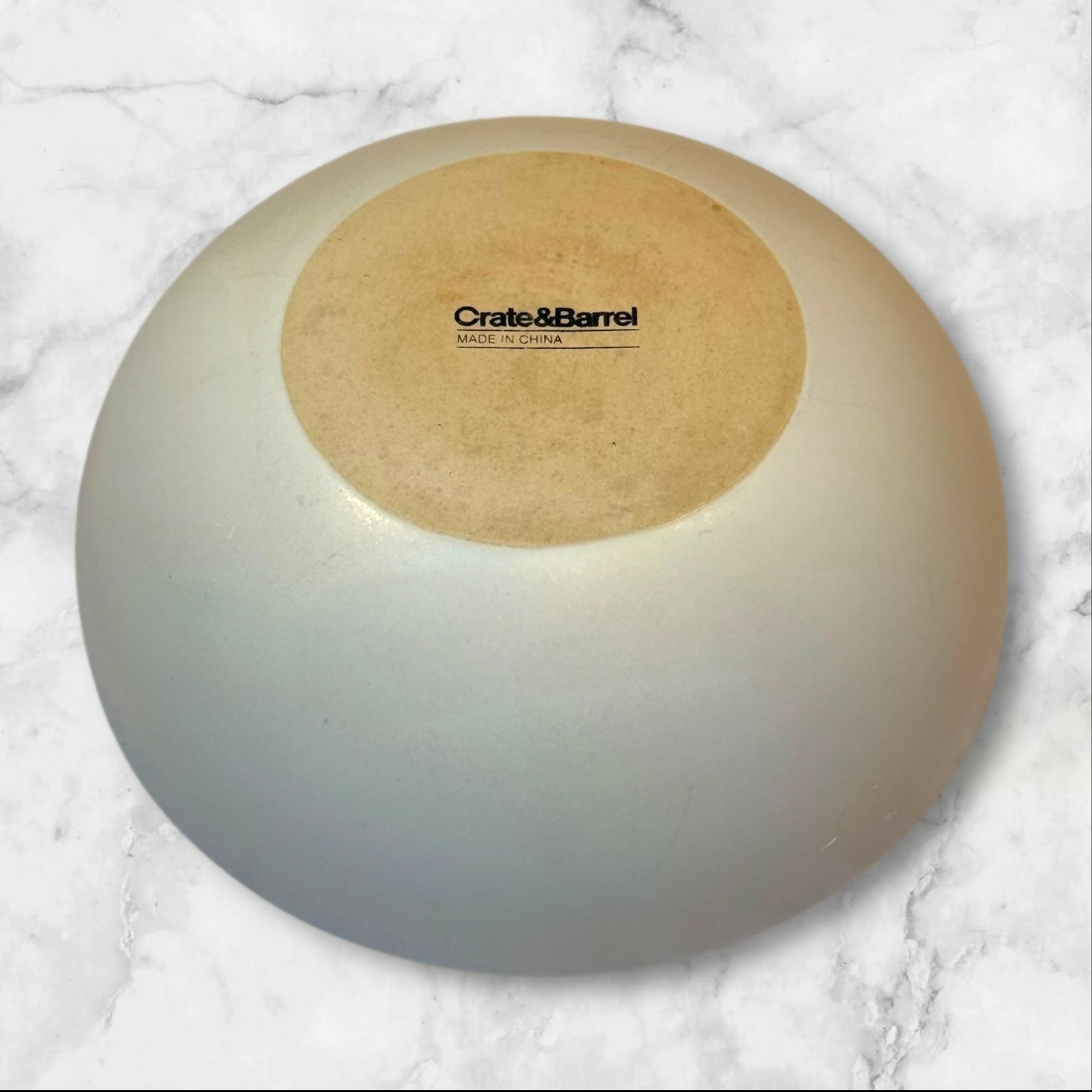 Crate & Barrel Cream Off-White Bowls | Set of 4 | 5.9” | Gently Used | China