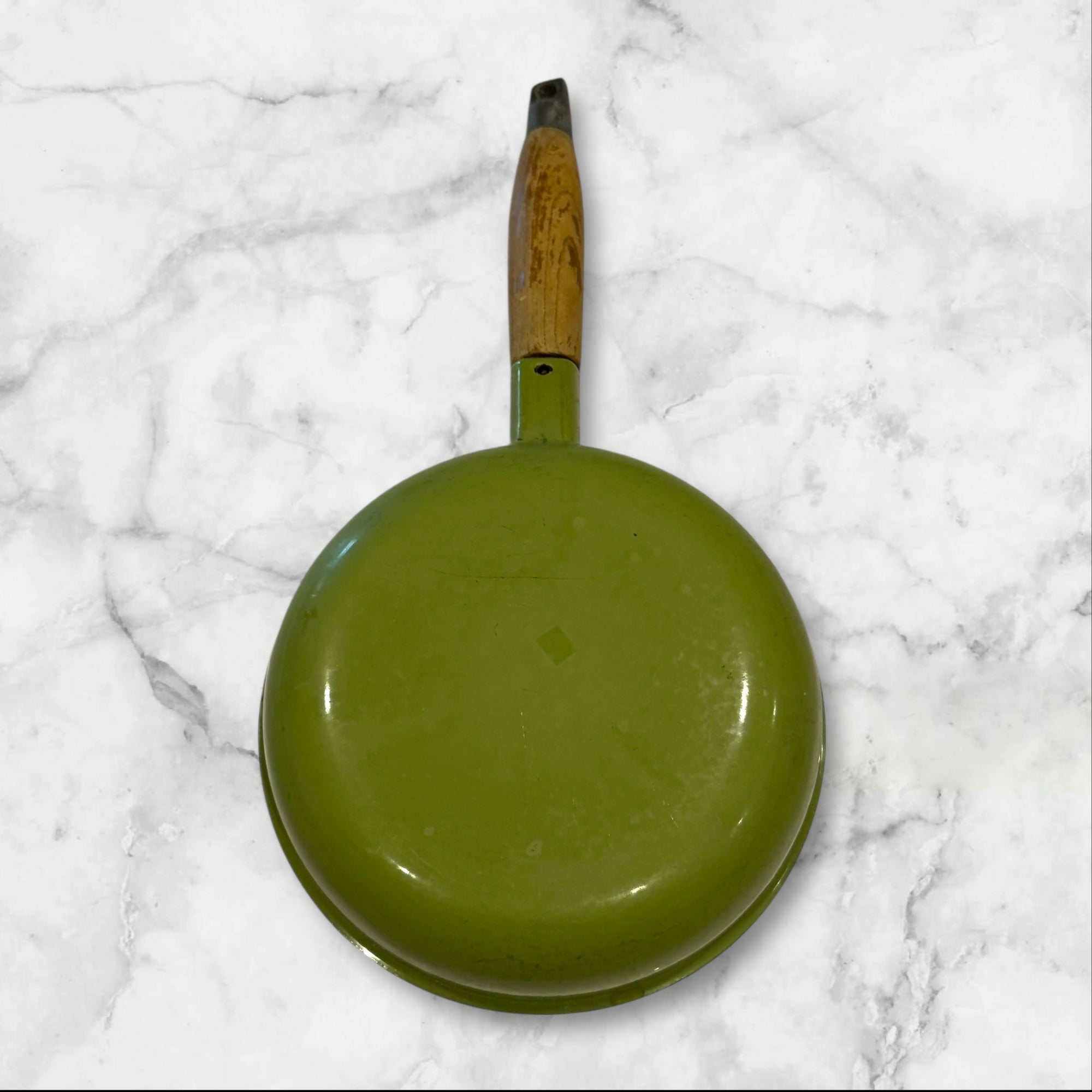 Cathrineholm Green Enamel Butter Warmer Saucepan | Vintage | Good Condition