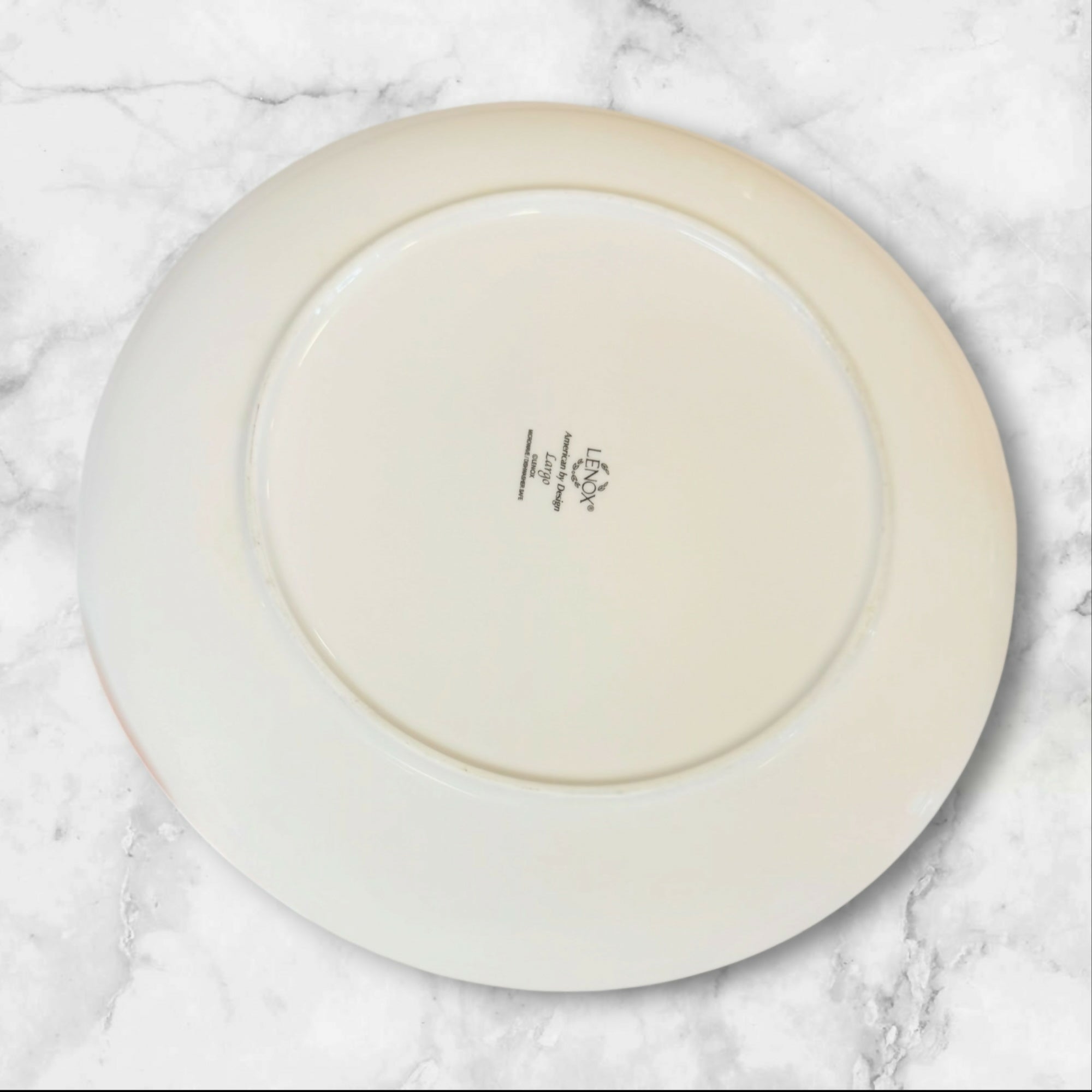 Lenox Largo White Dinner Plates | Set of 4 | Great Condition