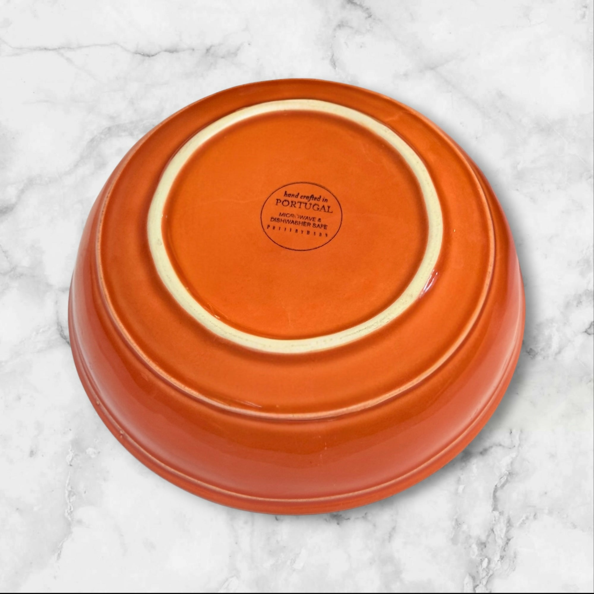 Pottery Barn Cambria Persimmon Coupe Soup Bowls | Set of 2 | Excellent