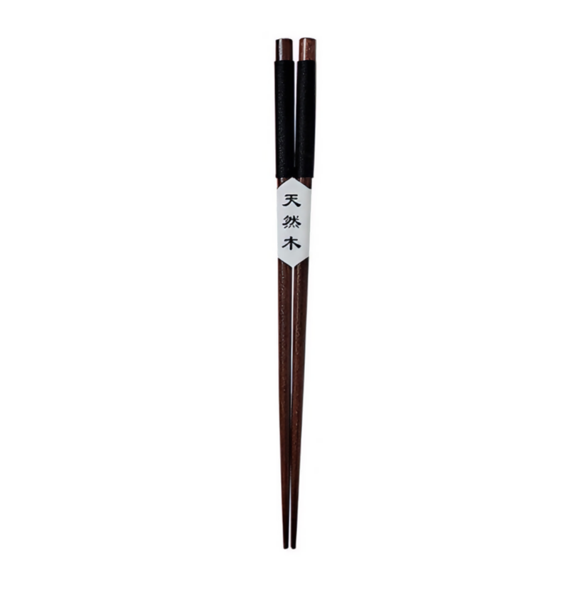 Anygleam Black Winding 10pairs Wooden Sushi Sticks Food Kitchen Tableware