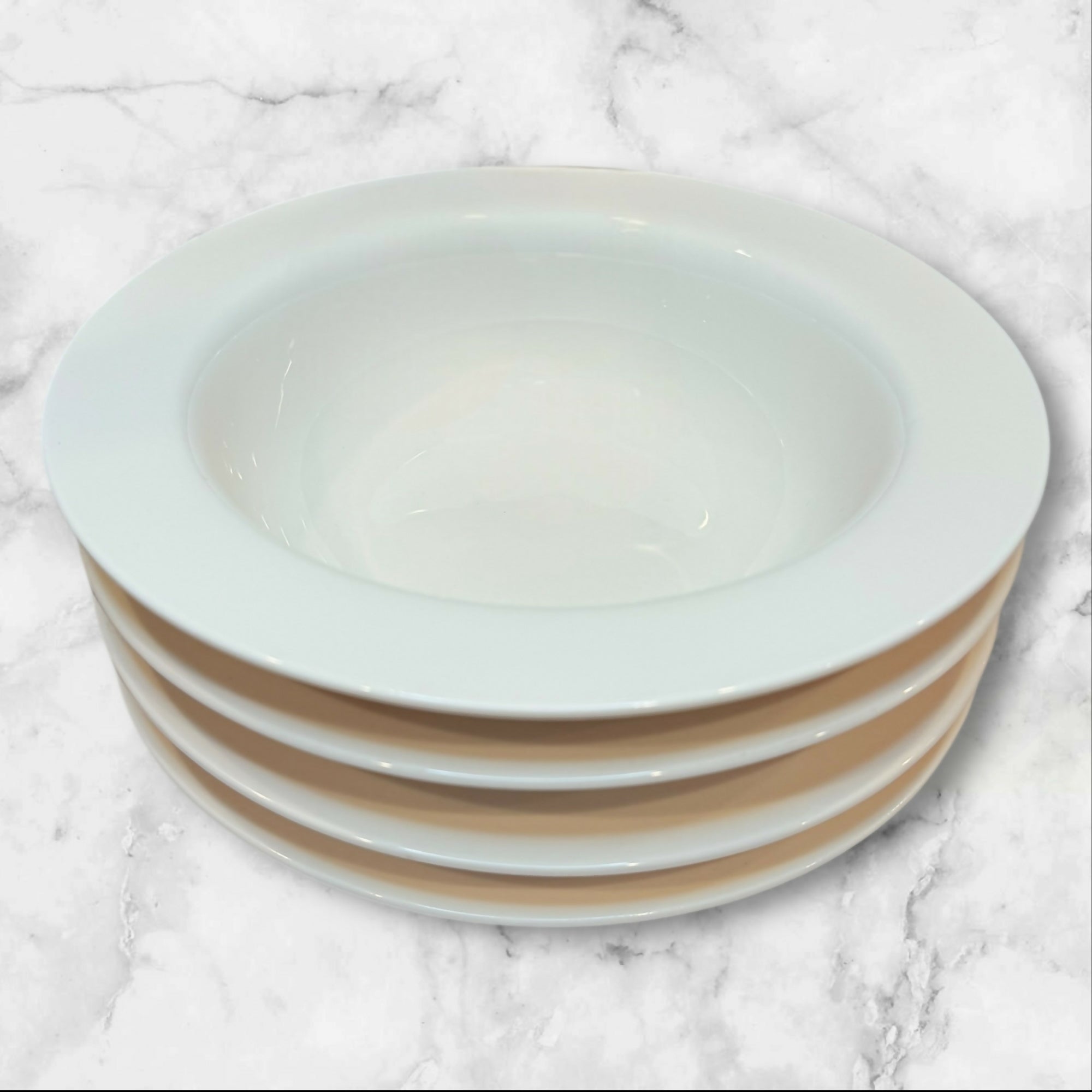 Pier 1 New Essentials Classic White Vegetable Bowl | Set of 4 | Excellent Condition