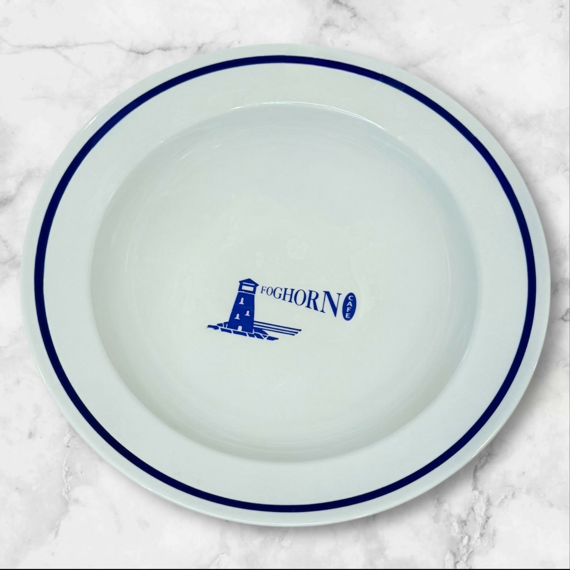 Pottery Barn Resort Pasta Bowls Nautical | Set of 4 | Excellent Condition