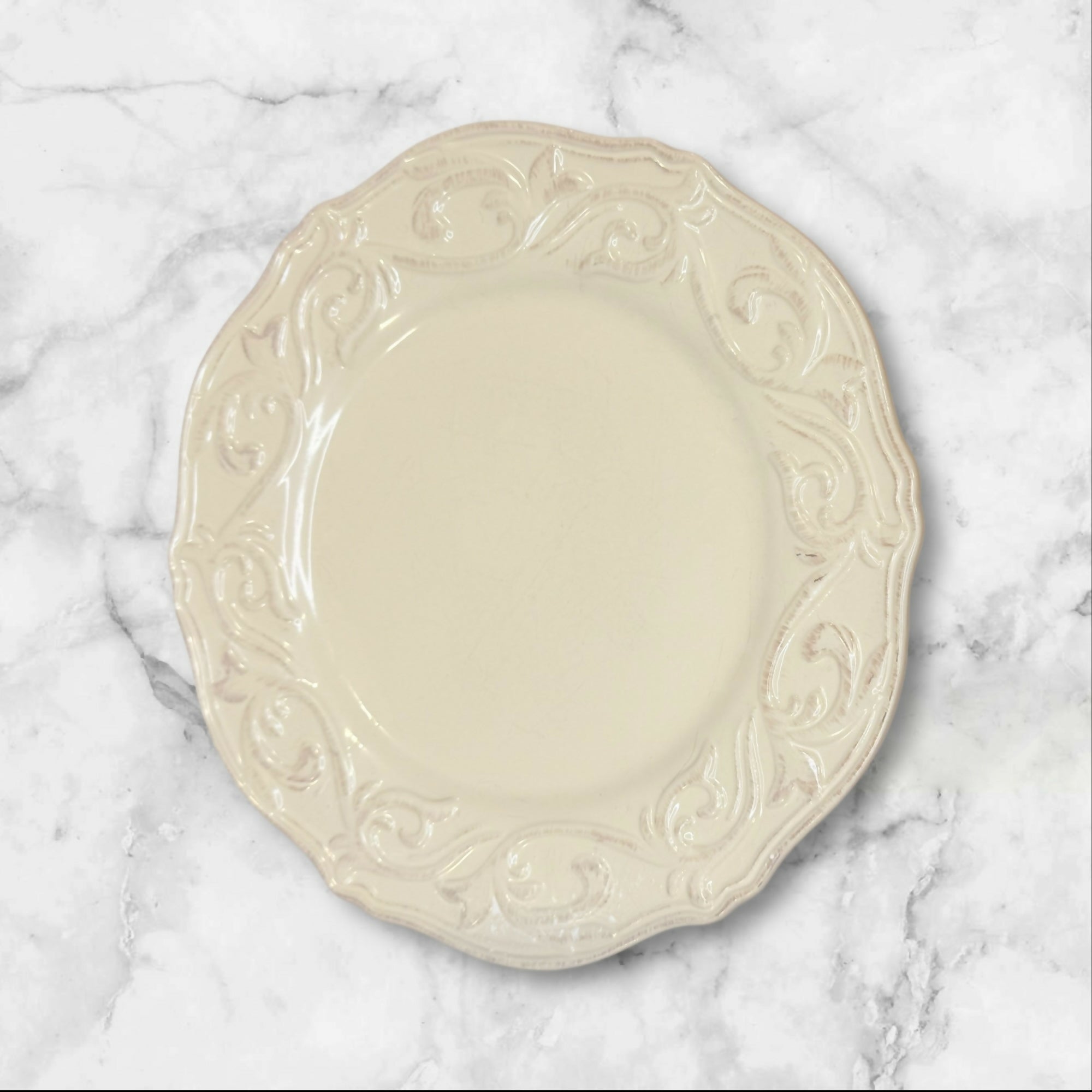 JCPenney Corvella Ivory Dinner Plates Set of 6 | Great Condition