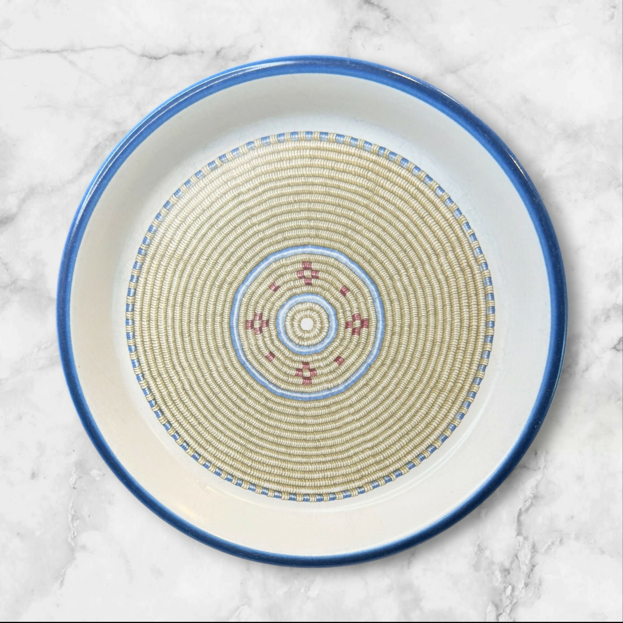 Dansk Coil Stoneware Dinner & Salad Plates Set | Set of 4 | Excellent Used